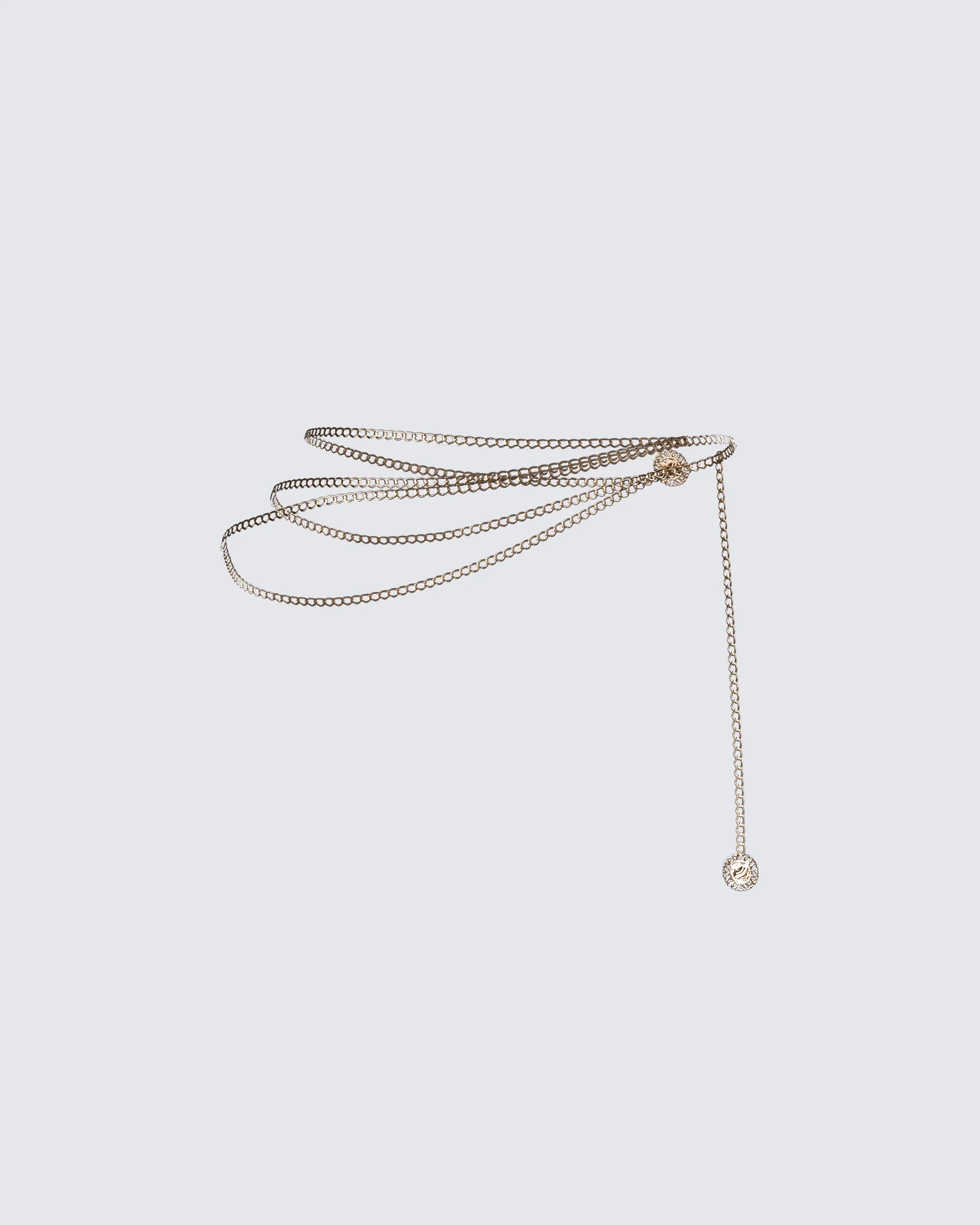 Pippa Gold Chain Belt - Image 3