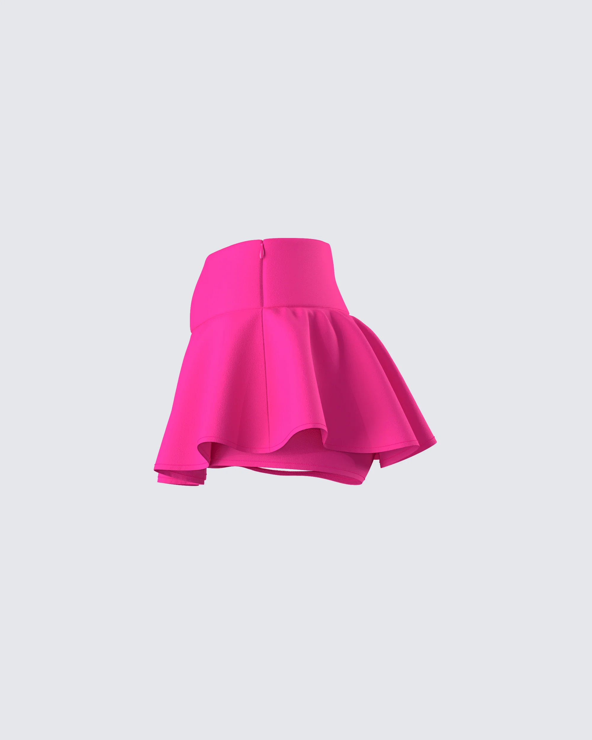 Pippa Pink Ruffle Tiered Skort - Image 2