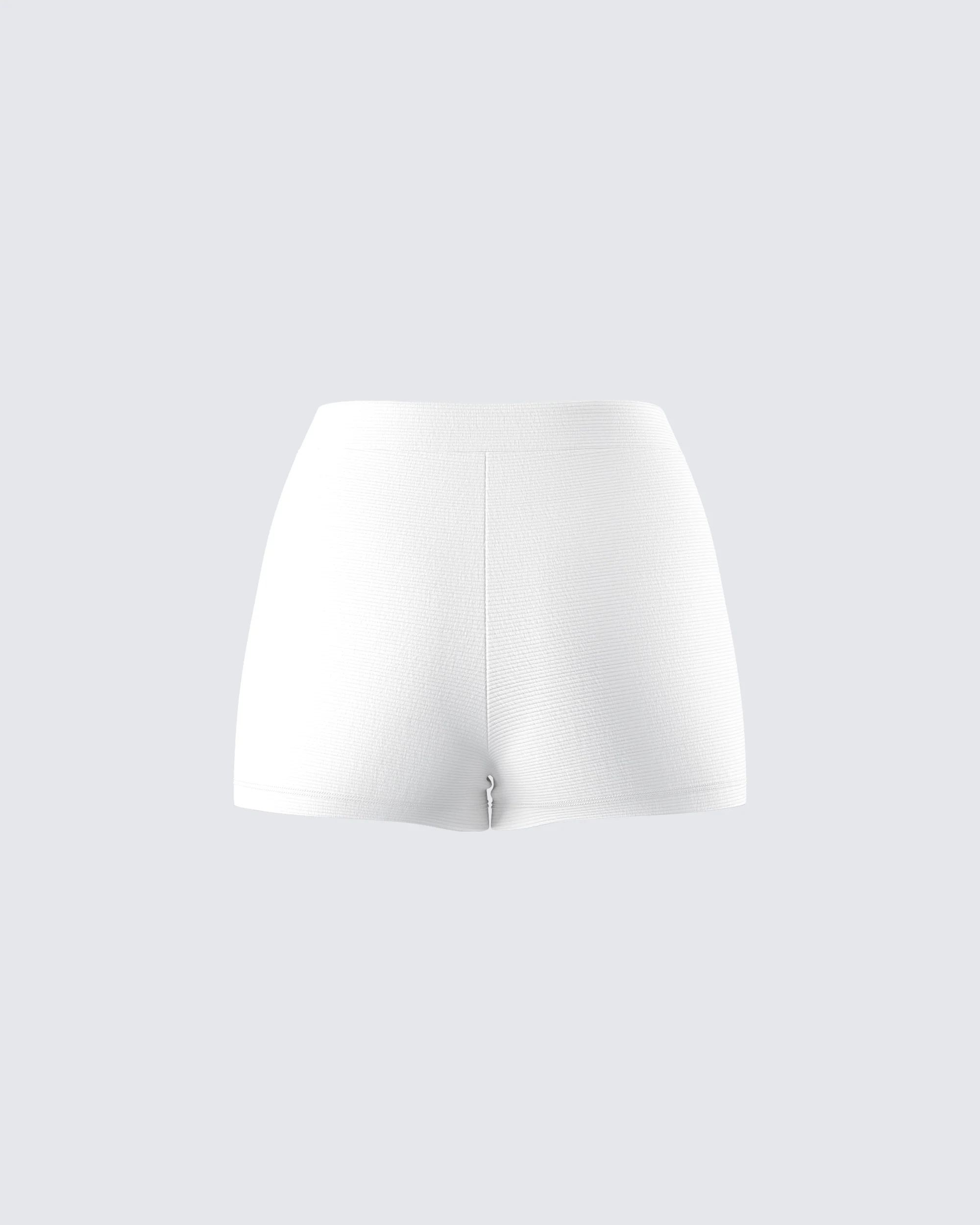 Priya Cream Rib Short - Image 3