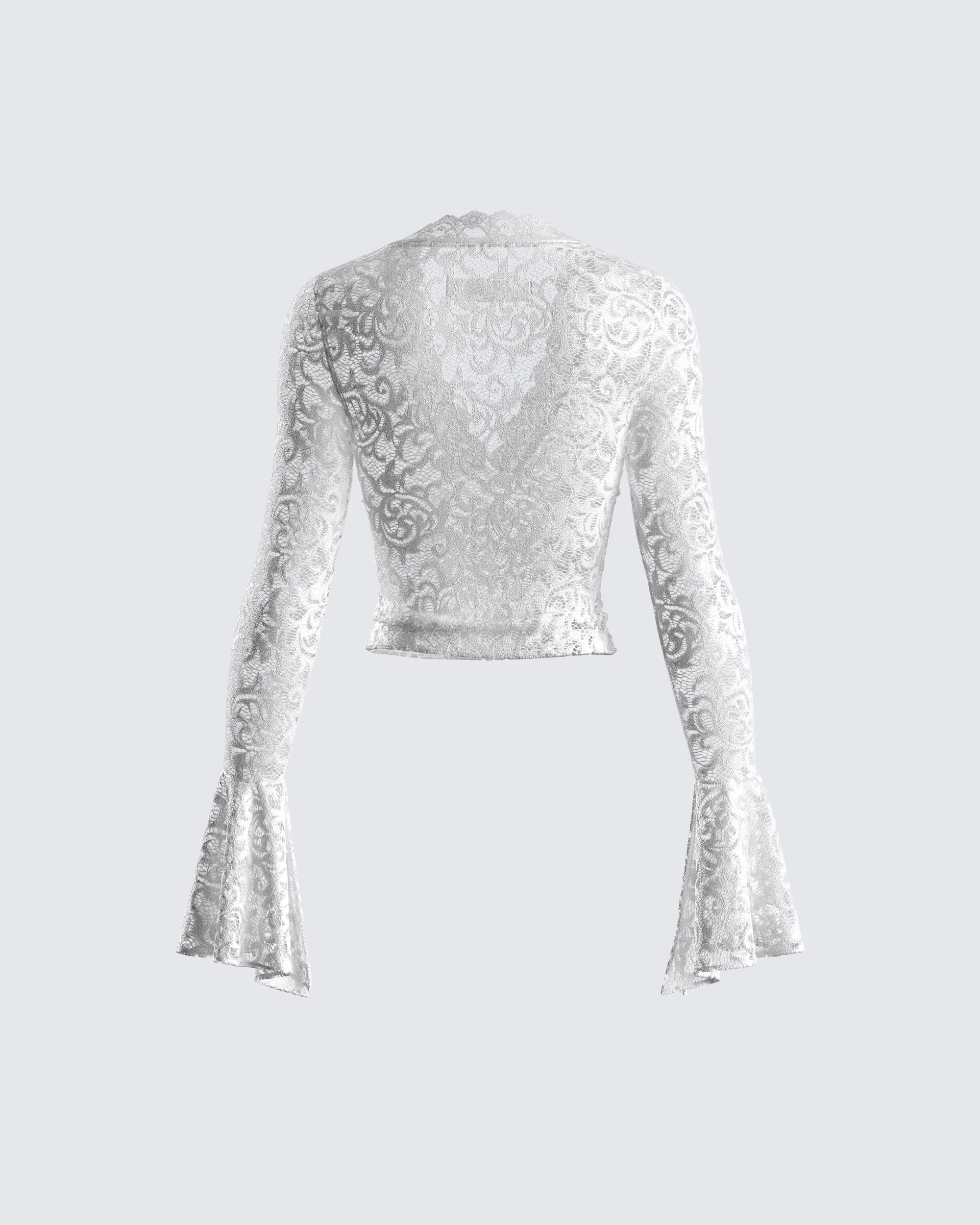 Priya White Lace Top - Image 3
