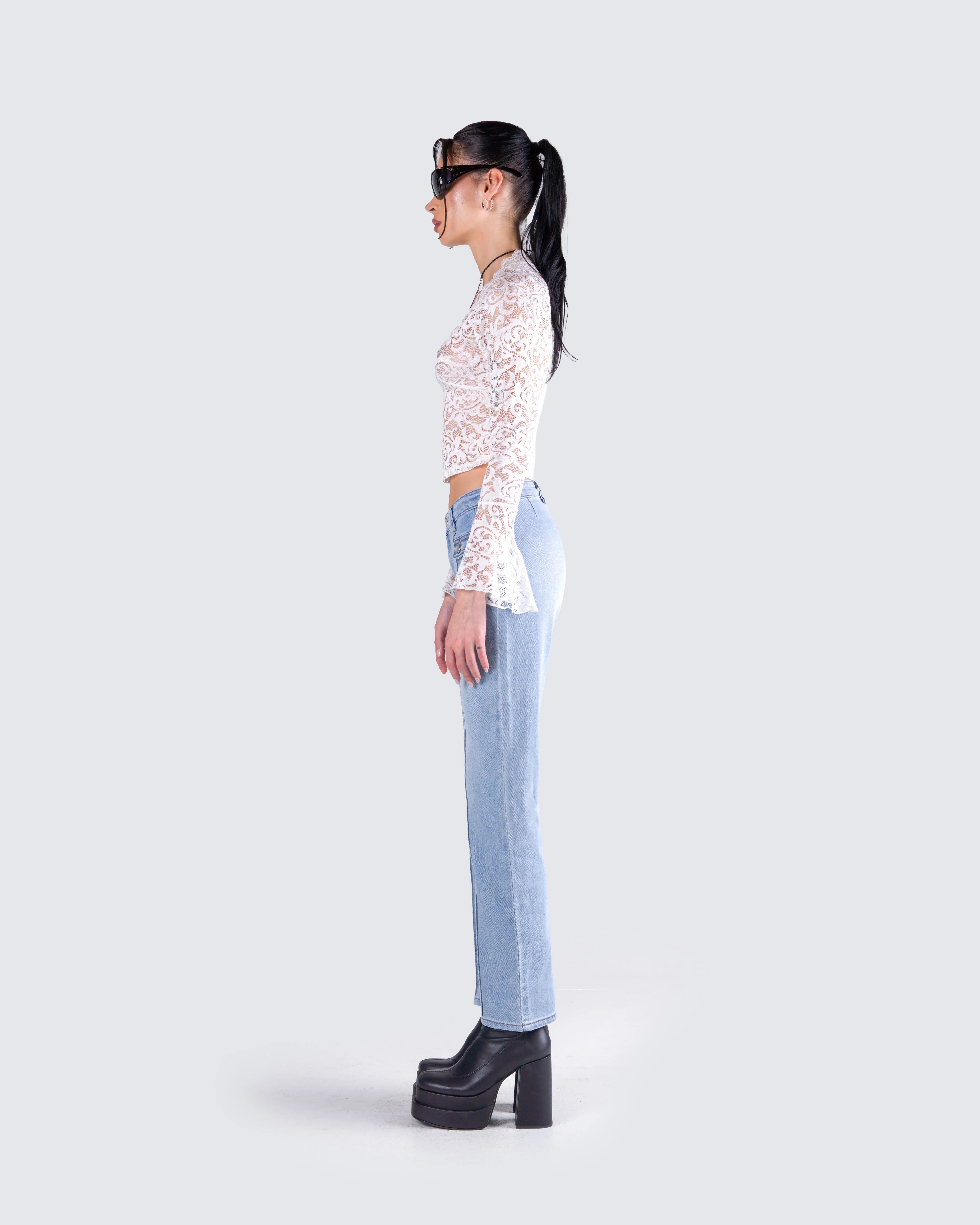 Priya White Lace Top - Image 6