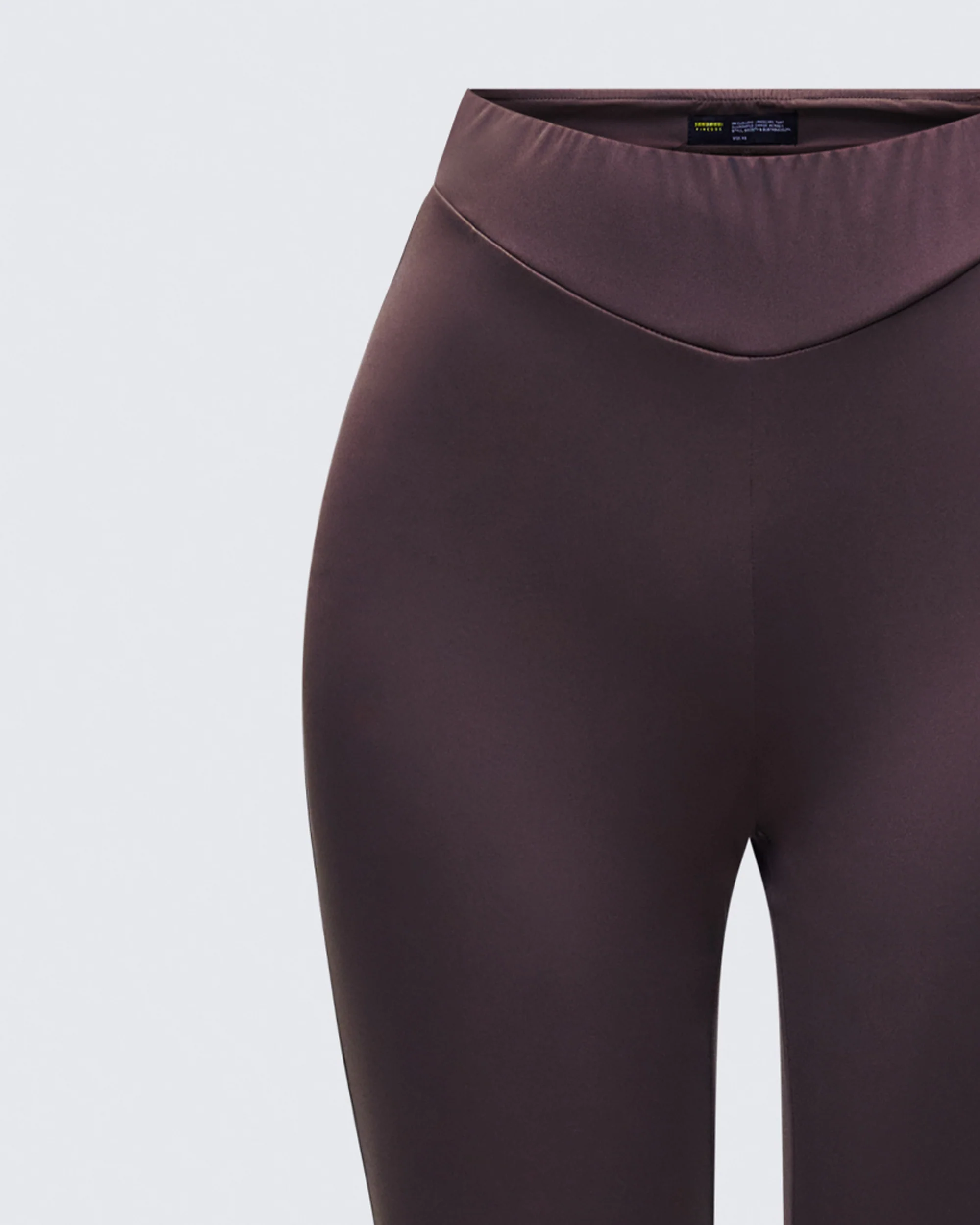 Quintessa Brown Ruched Back Flare Pants - Image 6