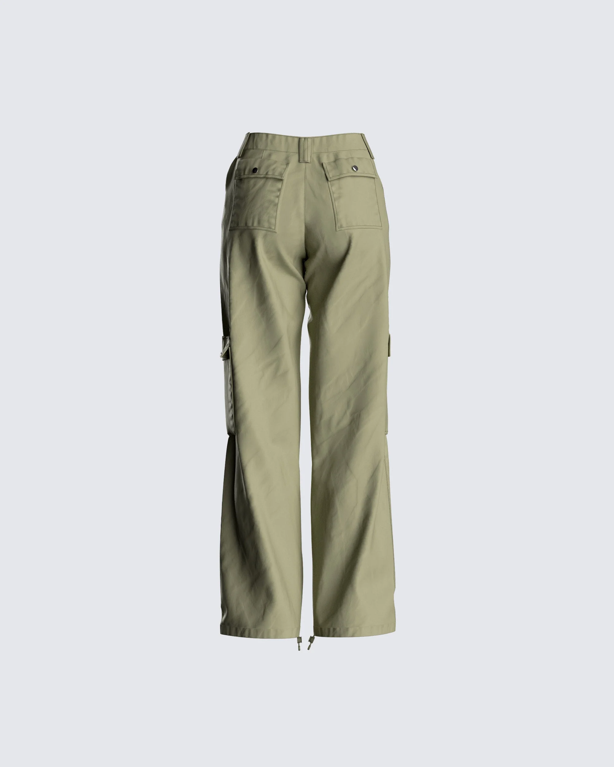 Rachel Olive Cargo Pant - Image 3