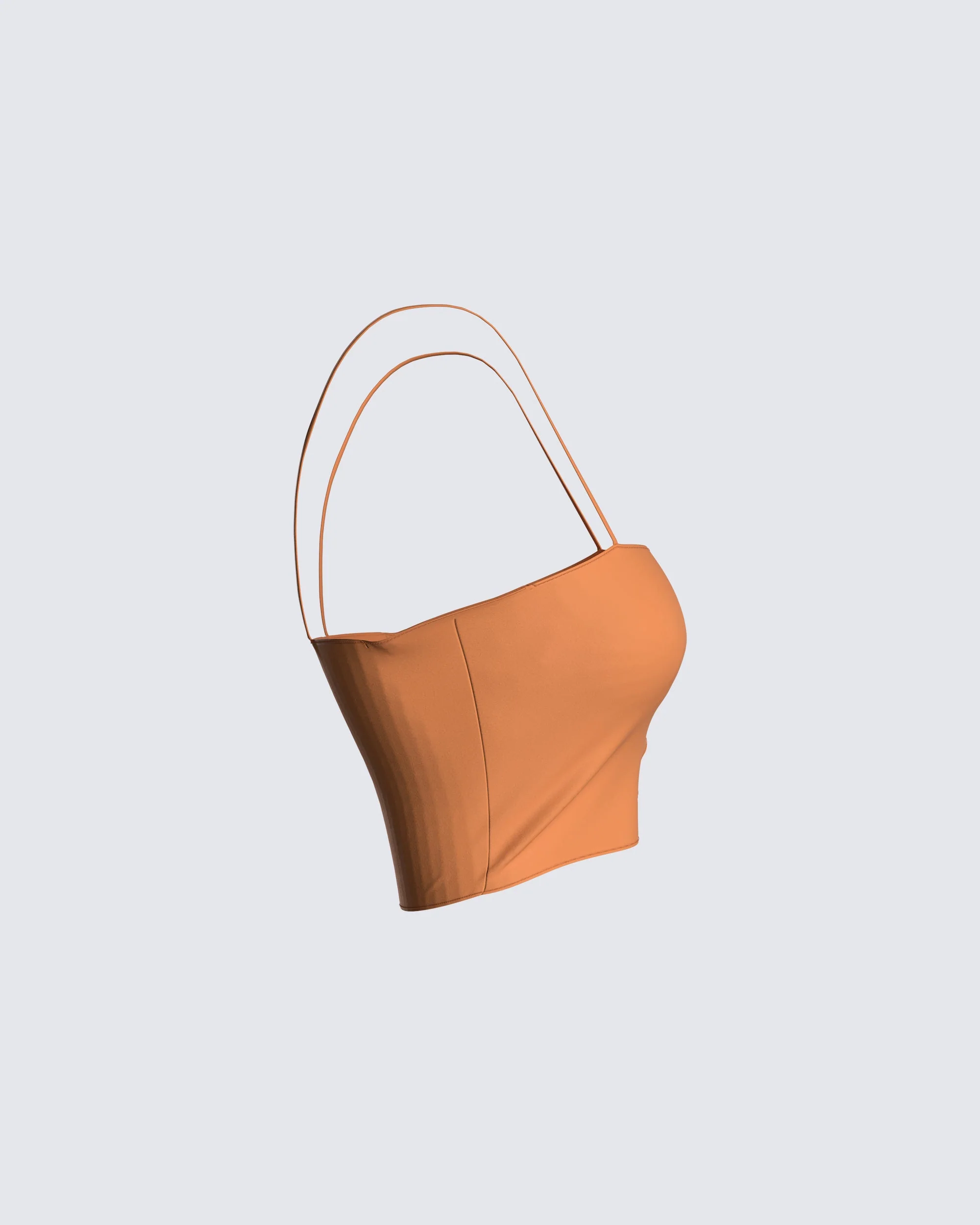 Raina Brown Cut Out Top - Image 2