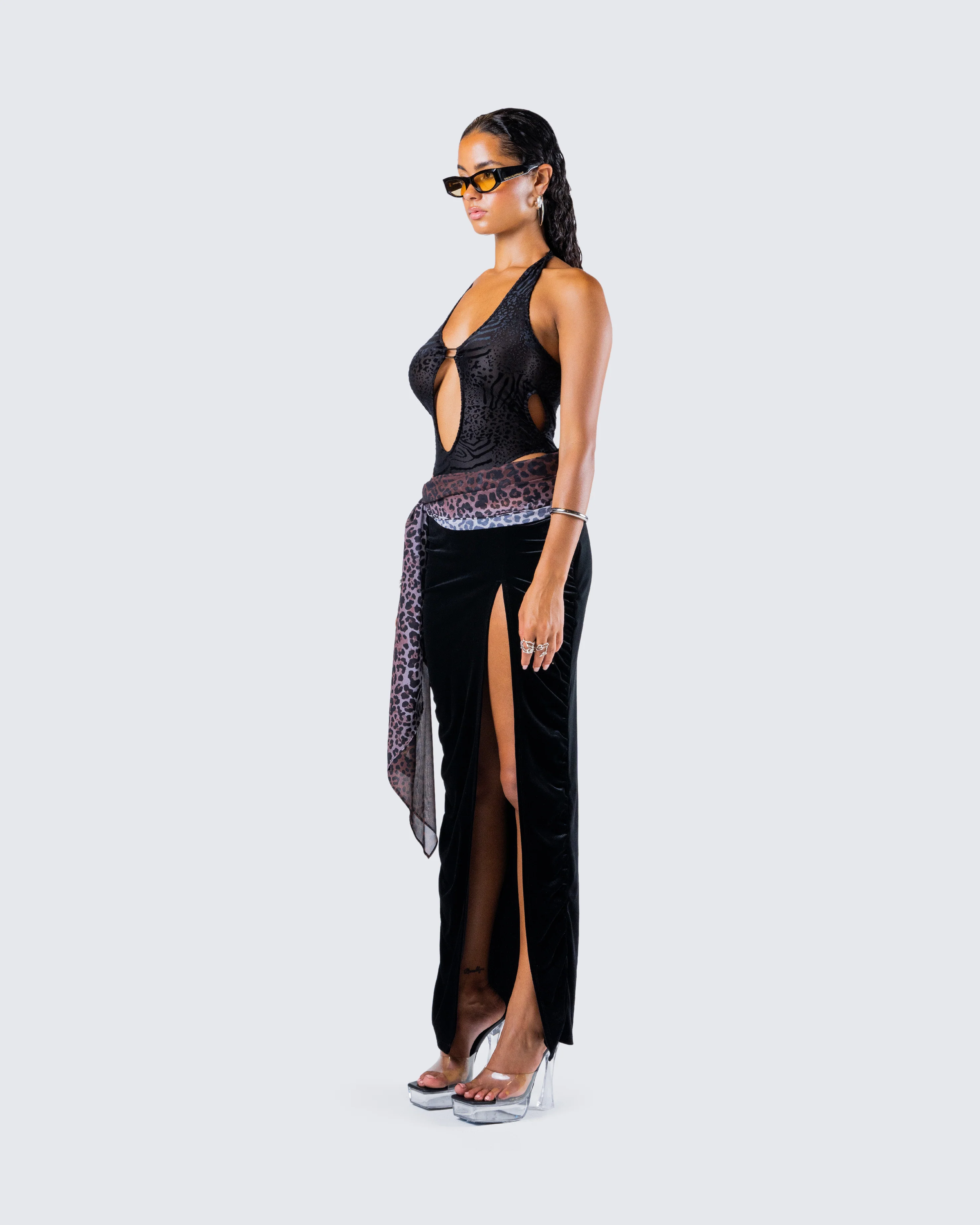 Raquel Animal Print Maxi Set - Image 5