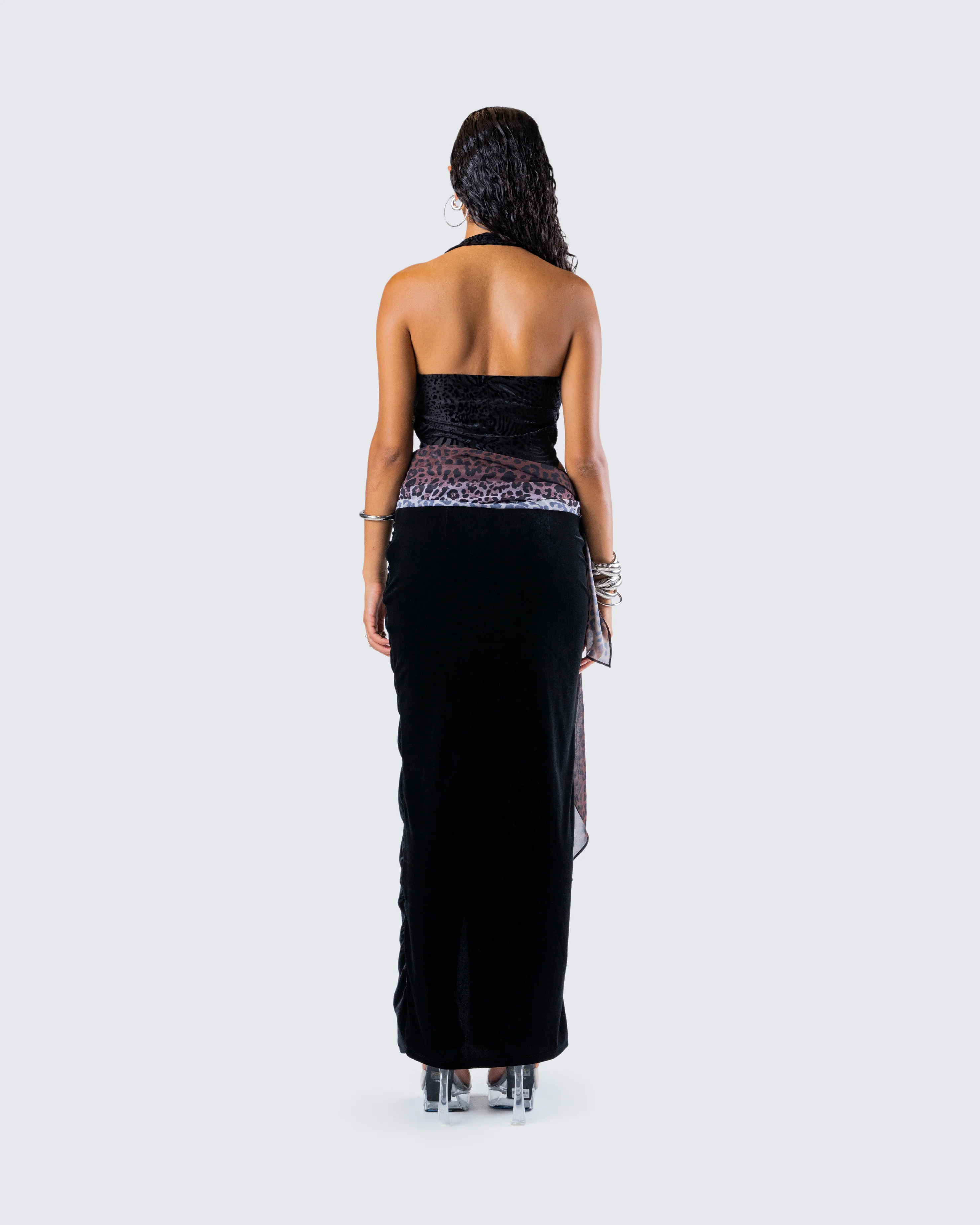 Raquel Animal Print Maxi Set - Image 7