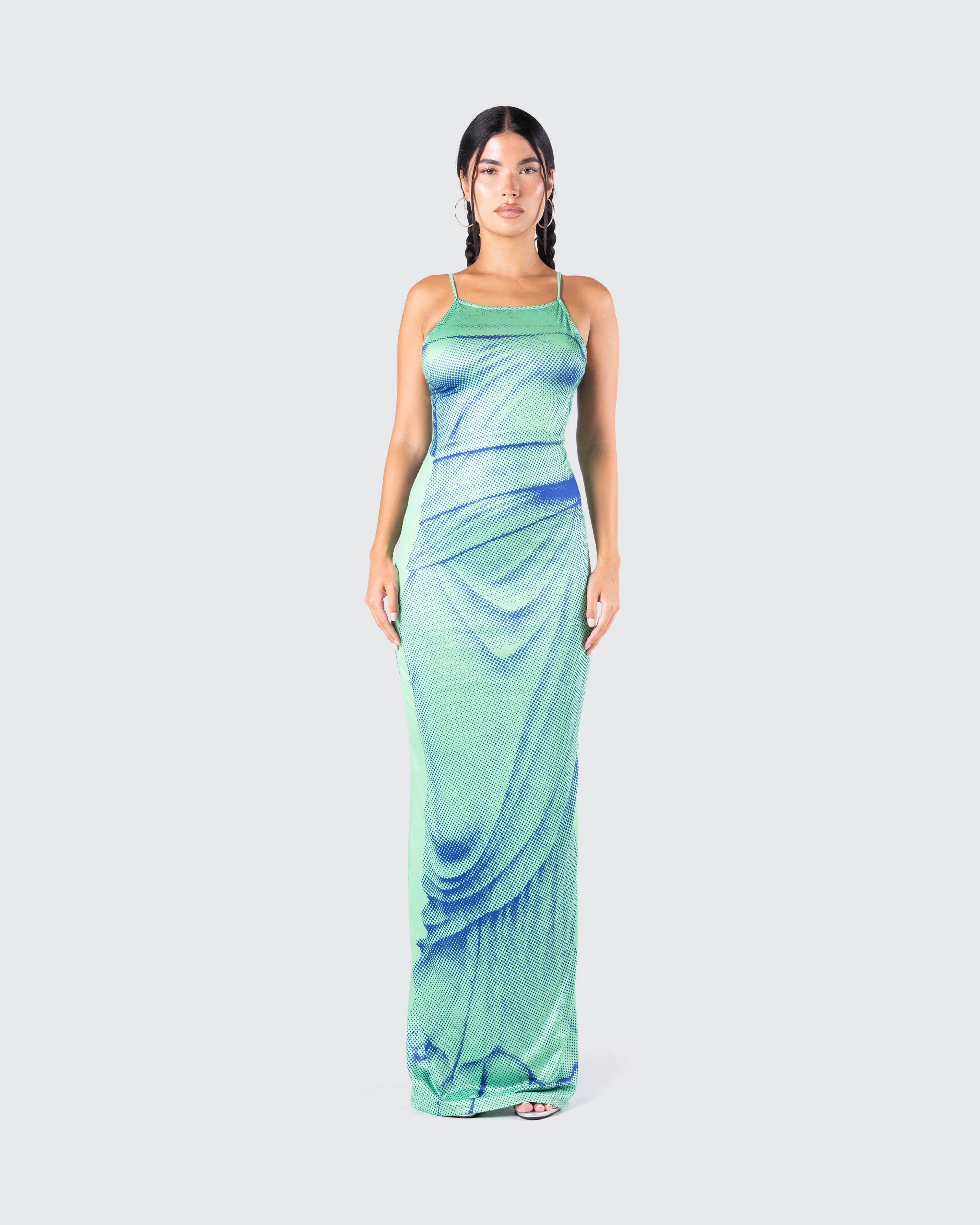 Raven Multi Print Dress - Image 4