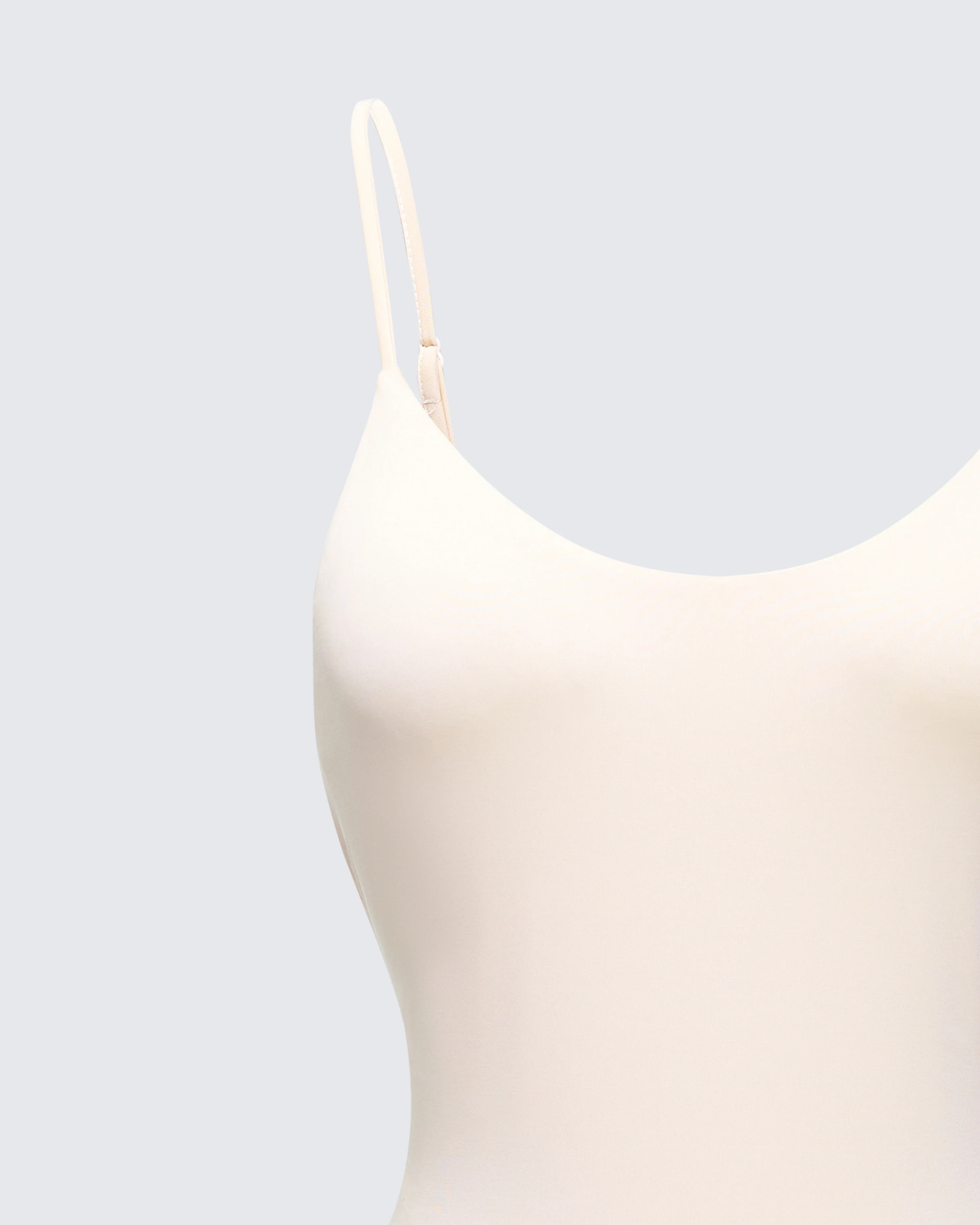 Regina Beige Knit Cami Bodysuit - Image 6