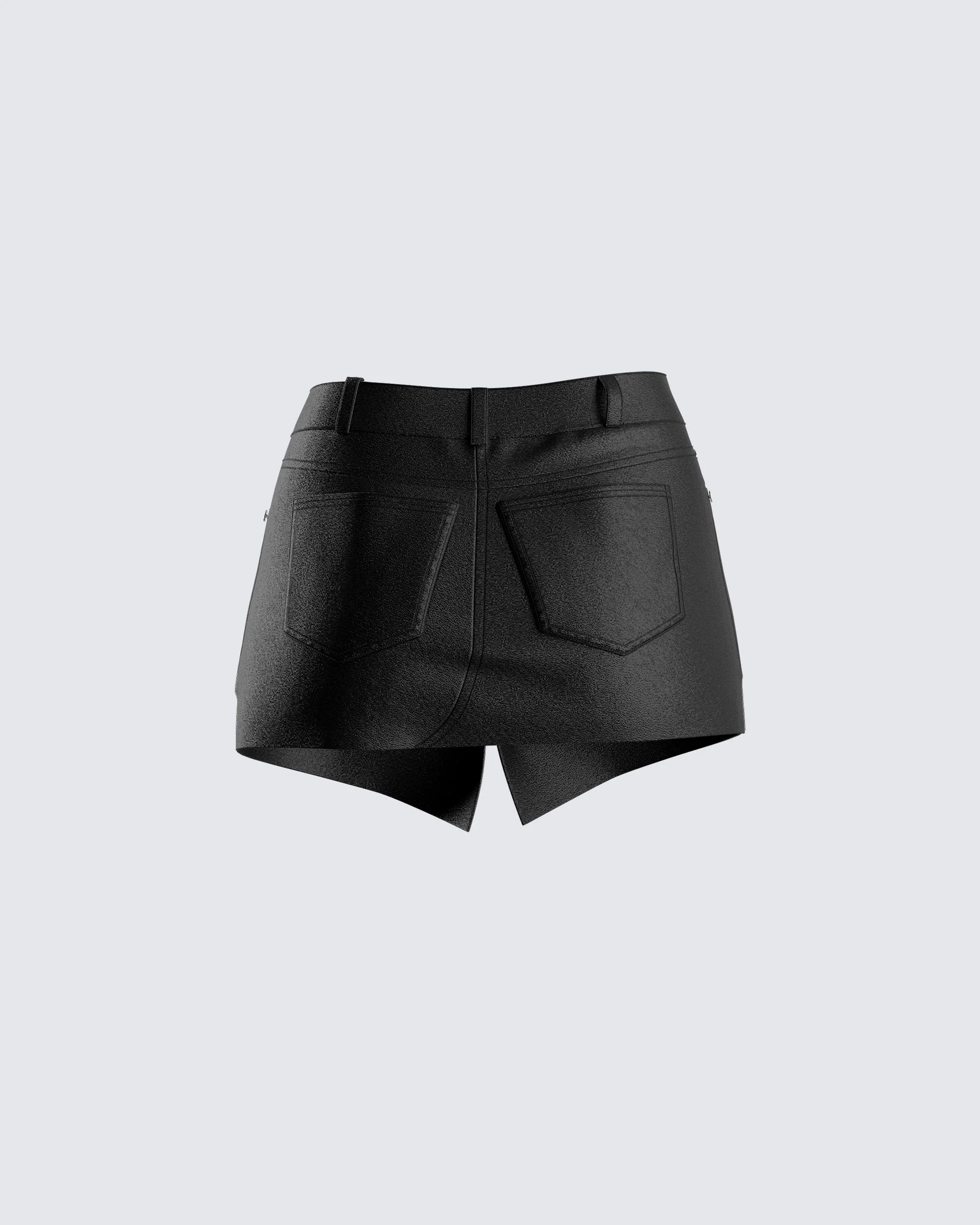 Rhett Black Mini Skirt - Image 3