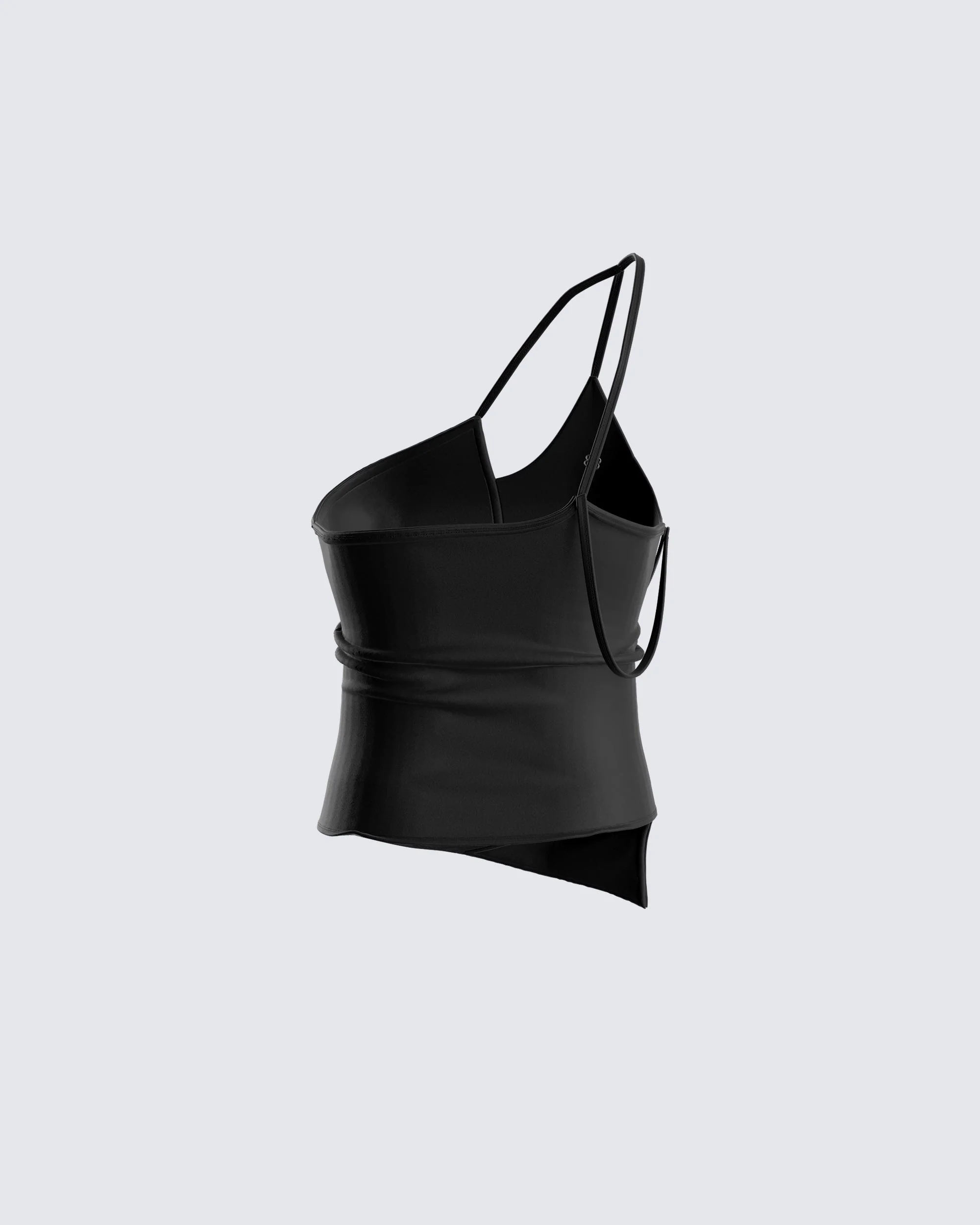 Rhett Black Strappy Top - Image 3