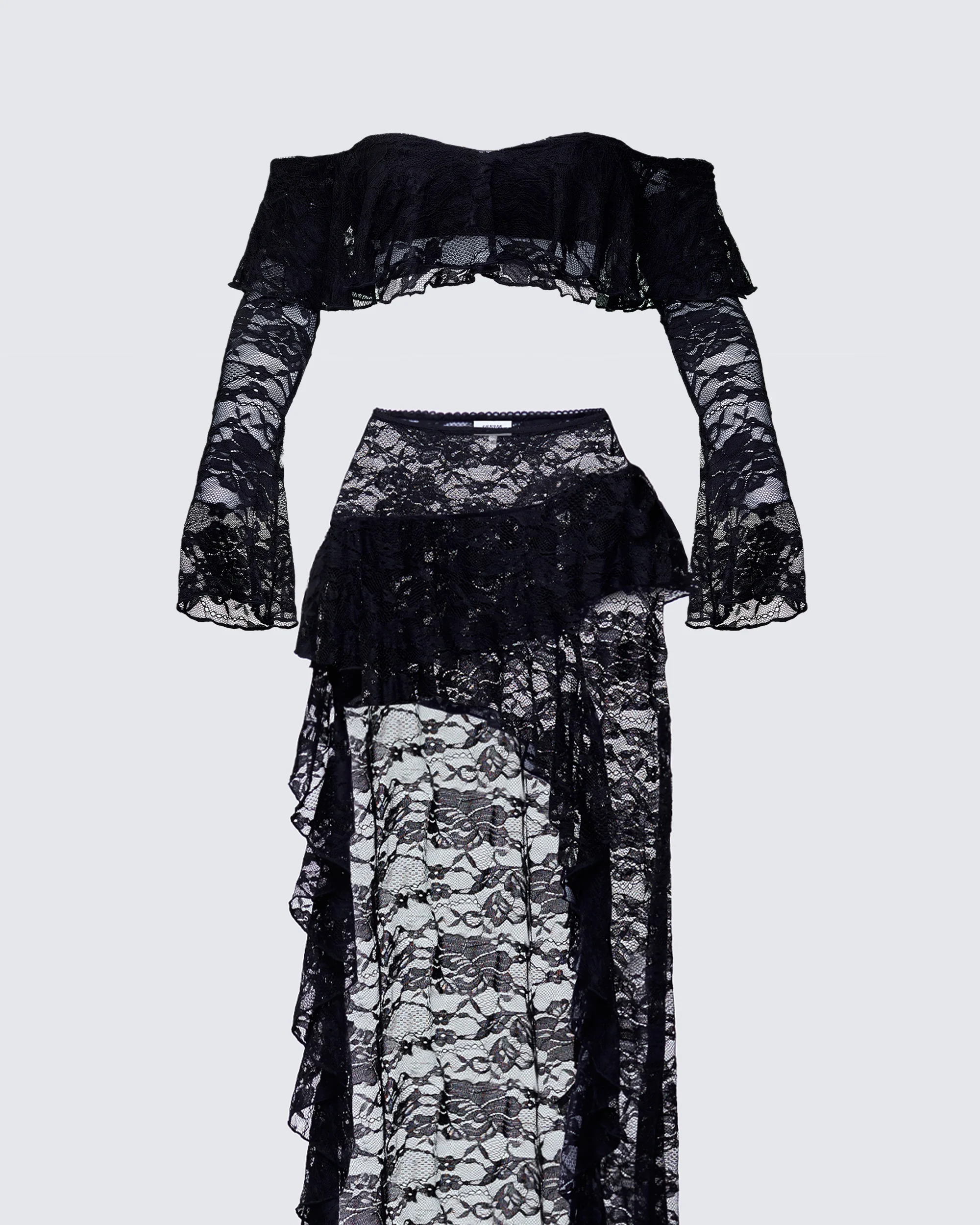 Rina Black Lace Set   - Image 6