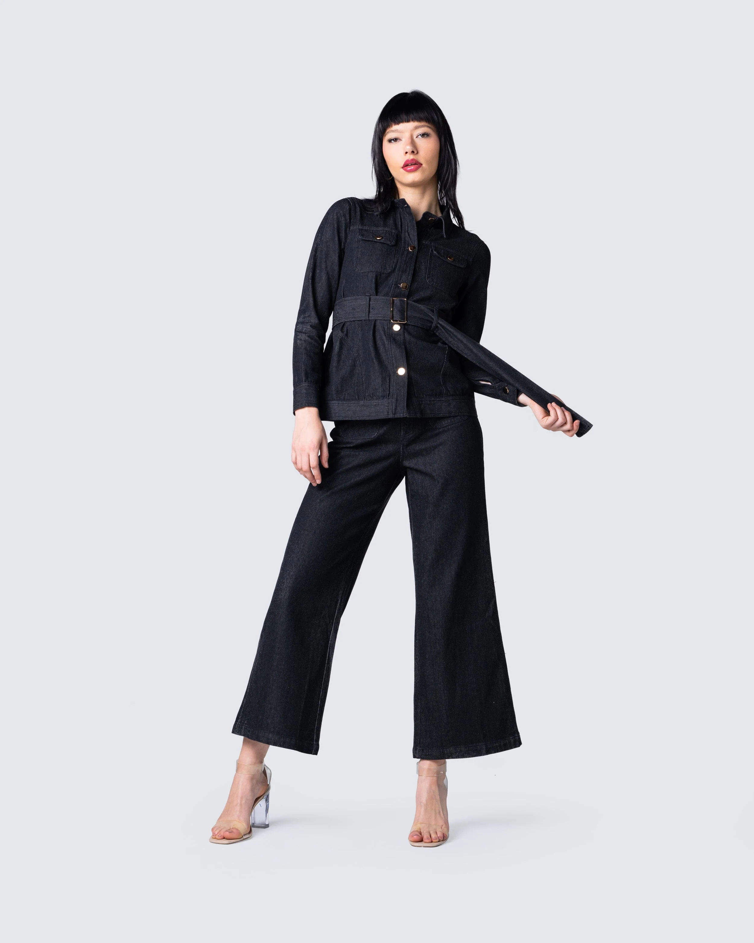 Robin Black Jean Jacket - Image 7