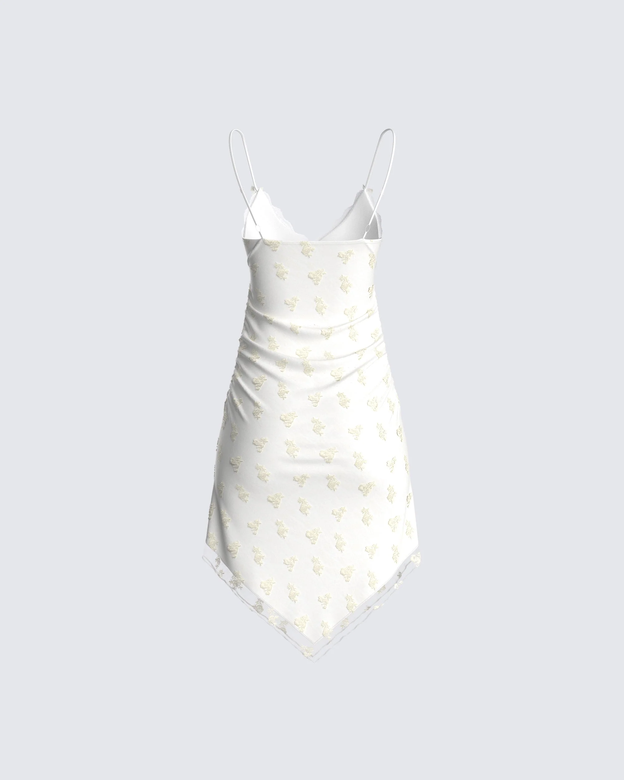 Rosa White Midi Dress - Image 3