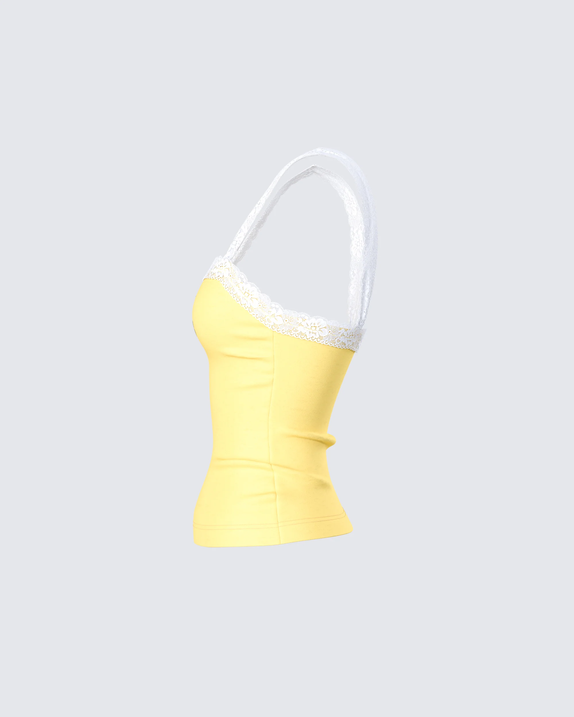 Rosalia Yellow Graphic Knit Top - Image 2