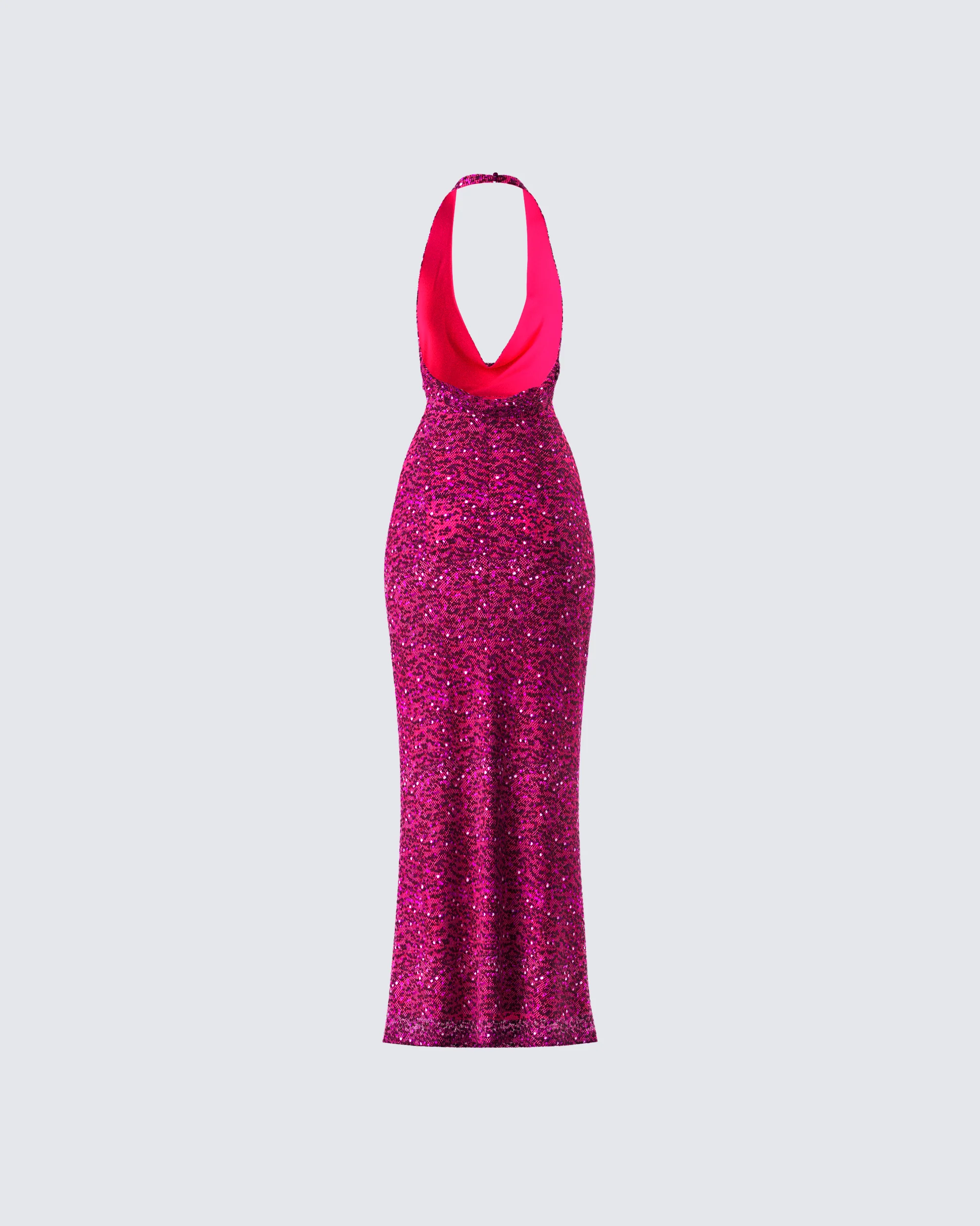 Sabine Purple Sequin Maxi Dress - Image 3