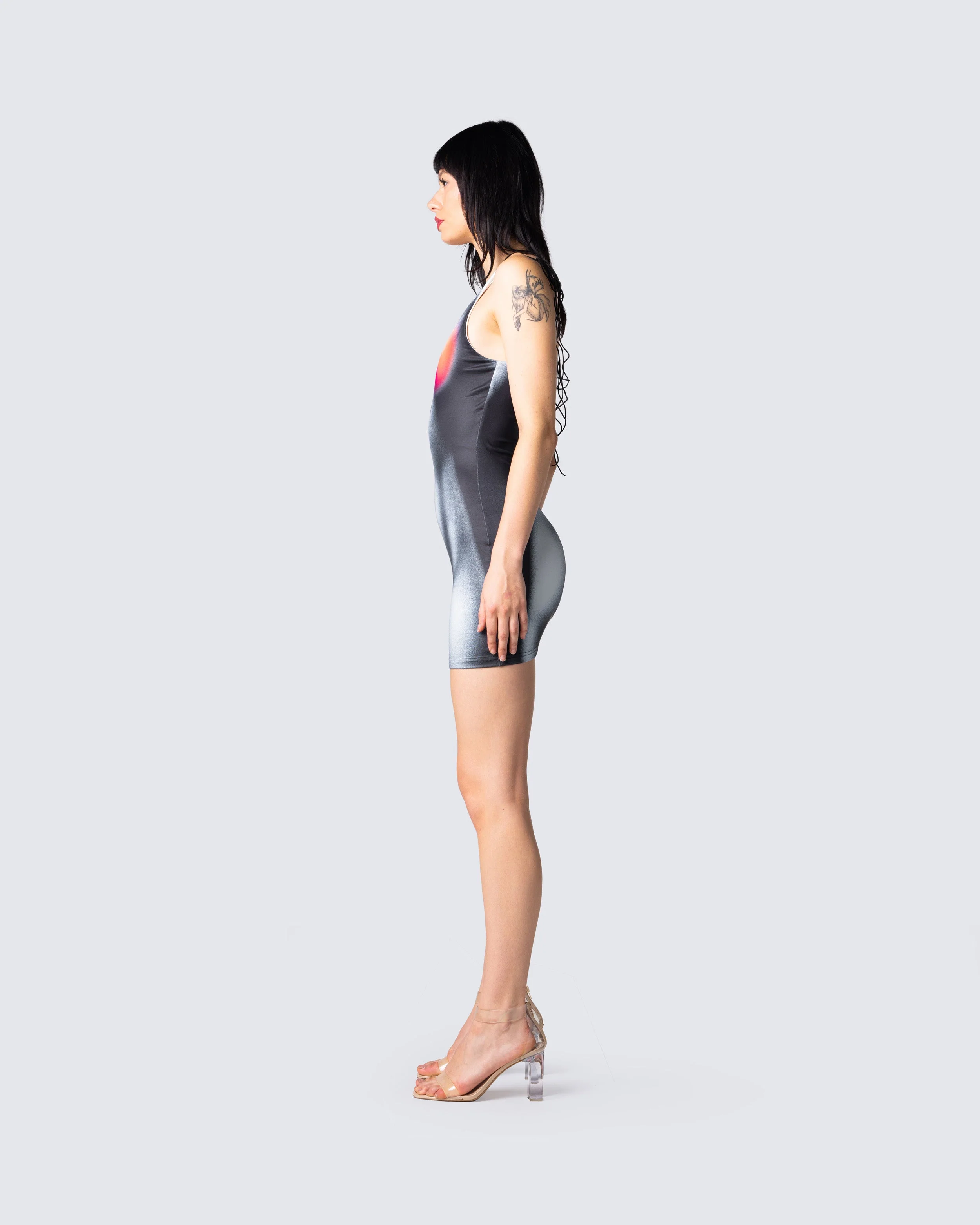 Sabrina Body Print Mini Dress - Image 5