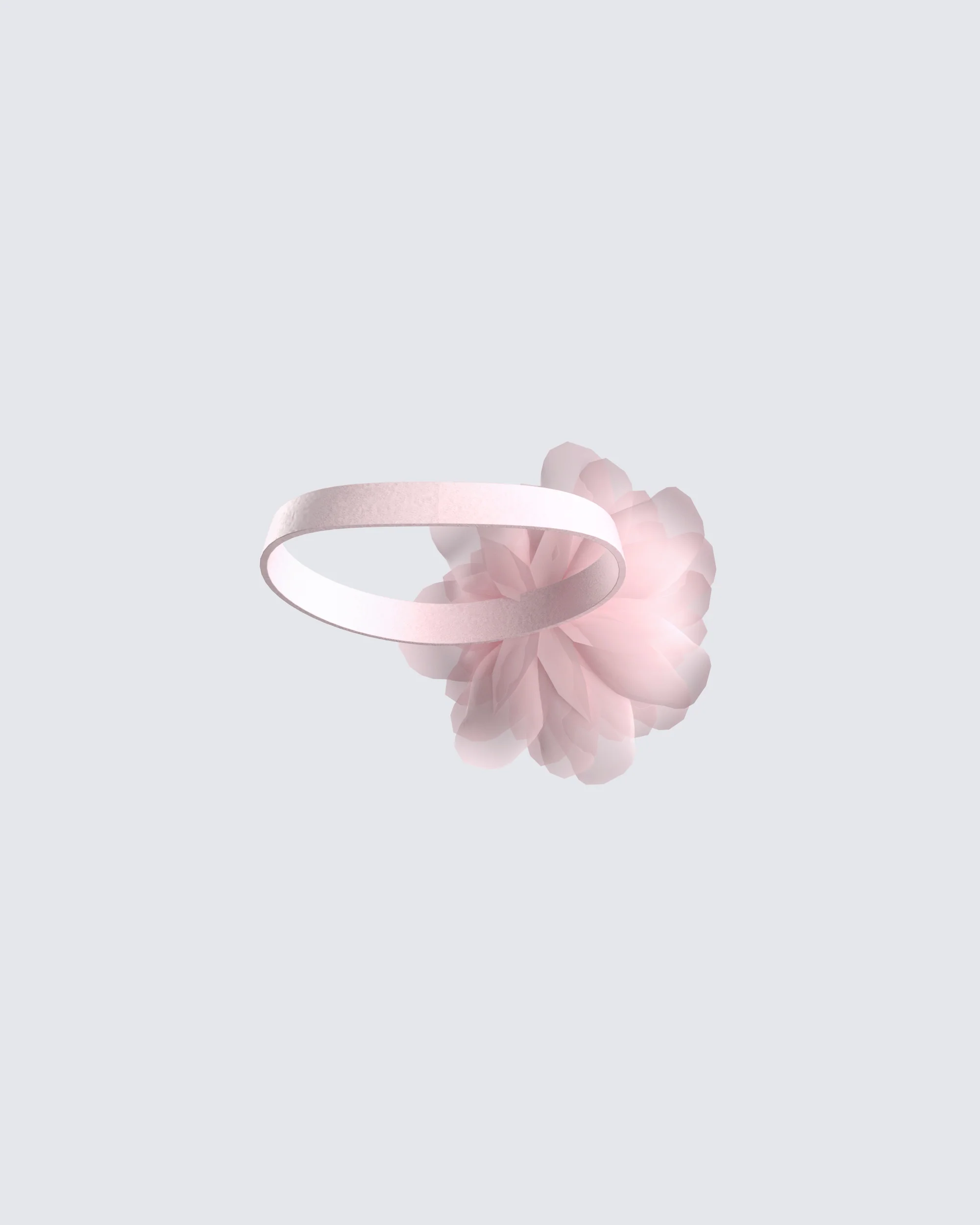 Sadira Pink Flower Choker - Image 3