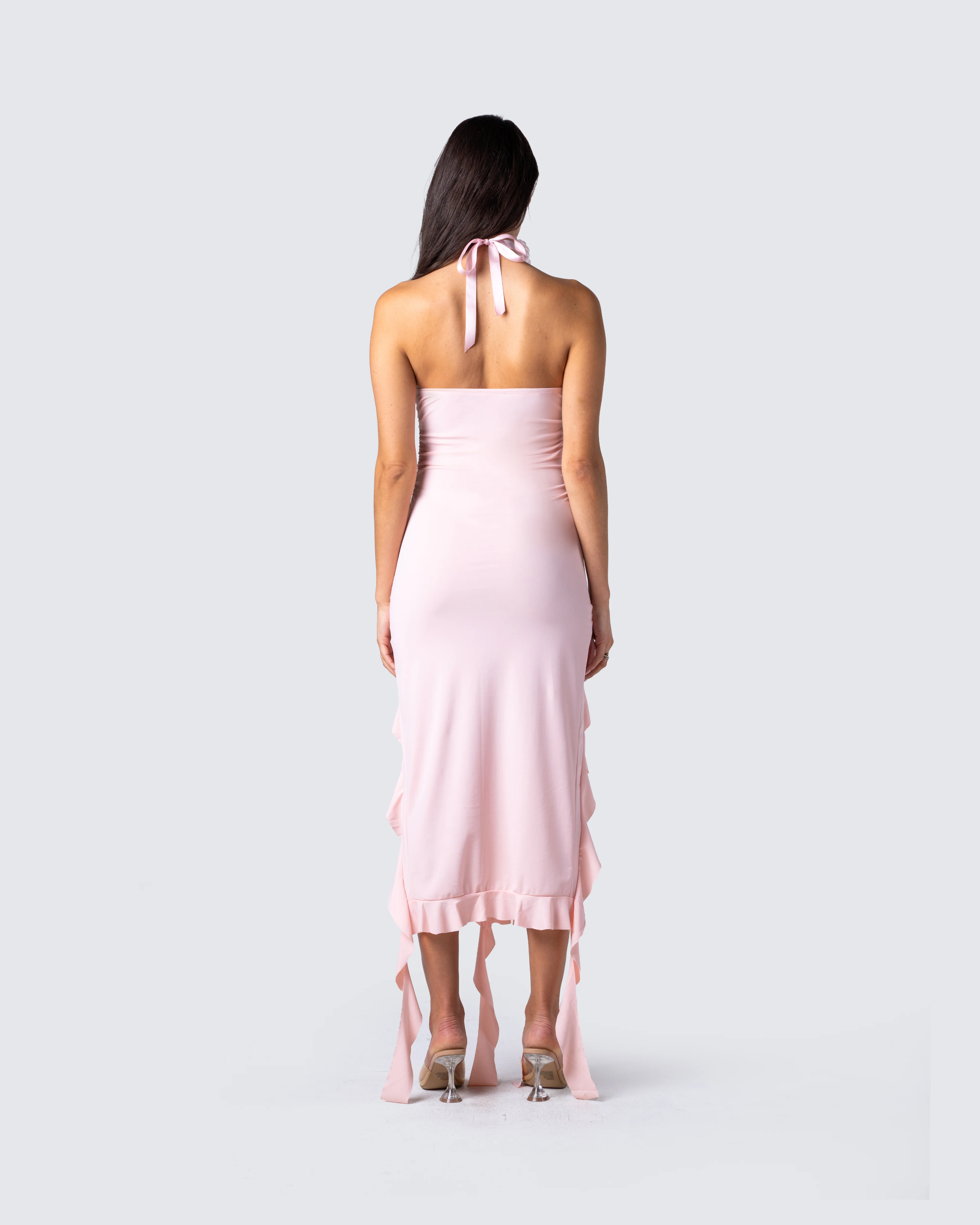 Sadira Pink Flower Choker - Image 6
