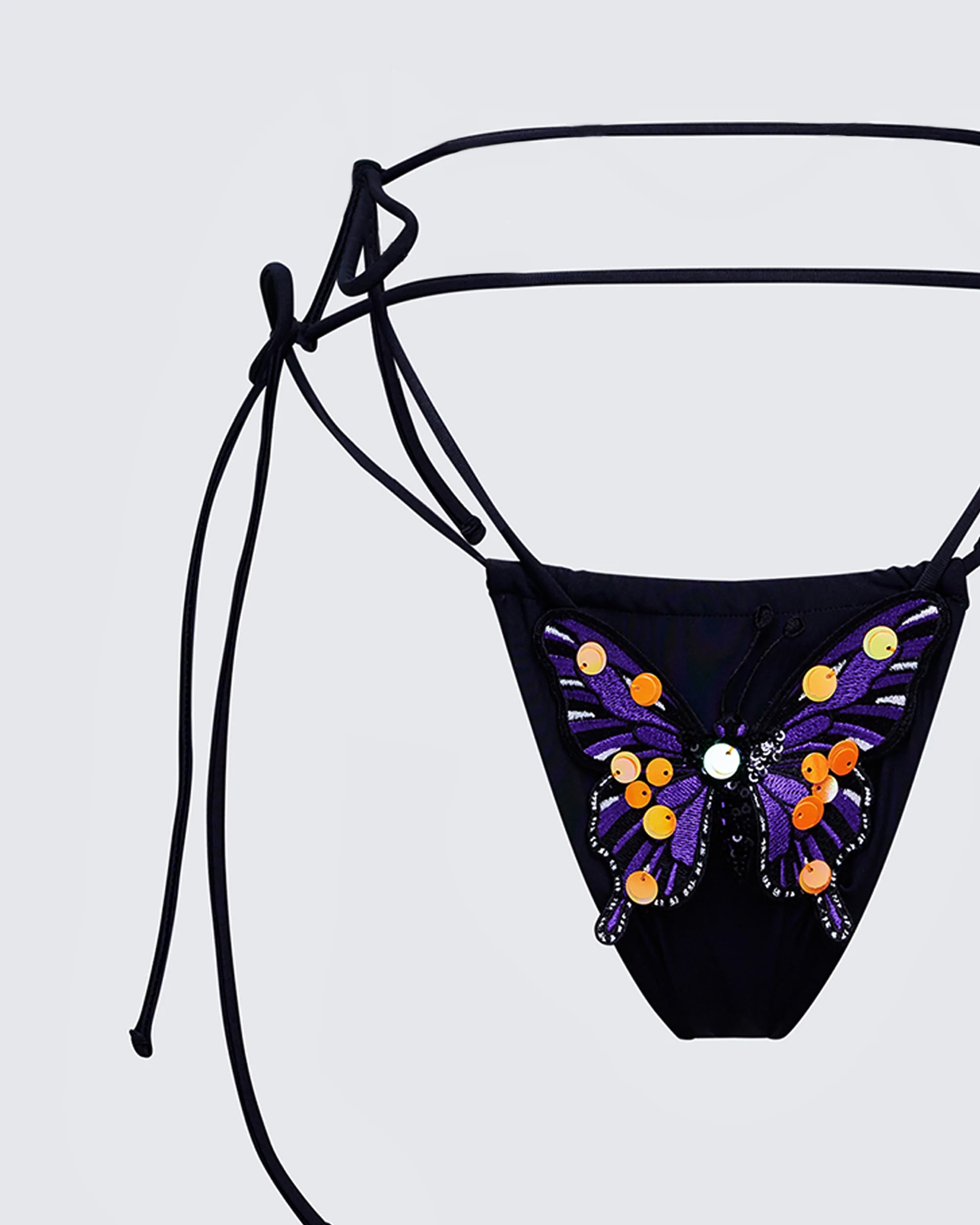 Saffy Butterfly Applique Bikini Bottom - Image 6