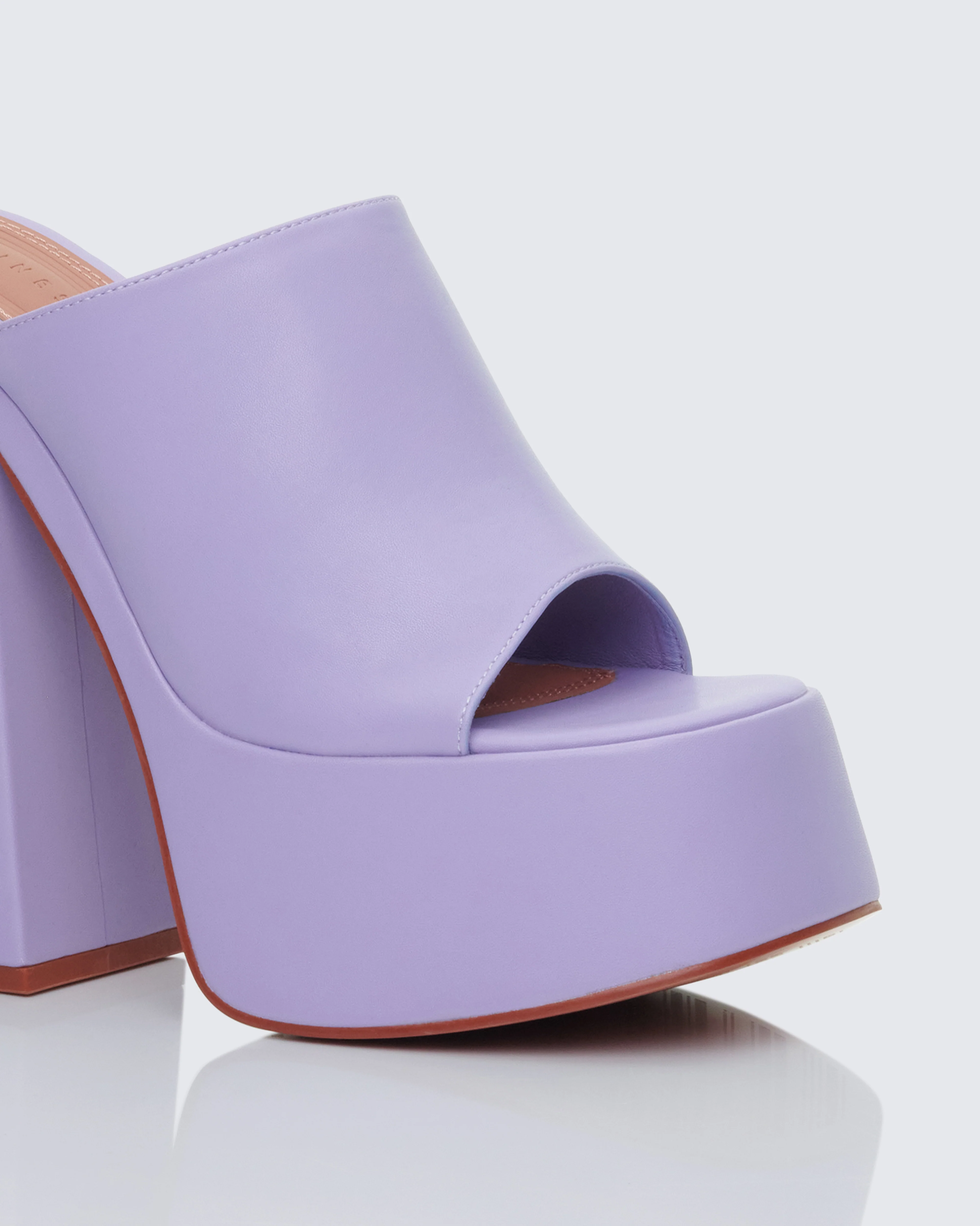 Saige Lilac Open Toe Platform Sandal - Image 4