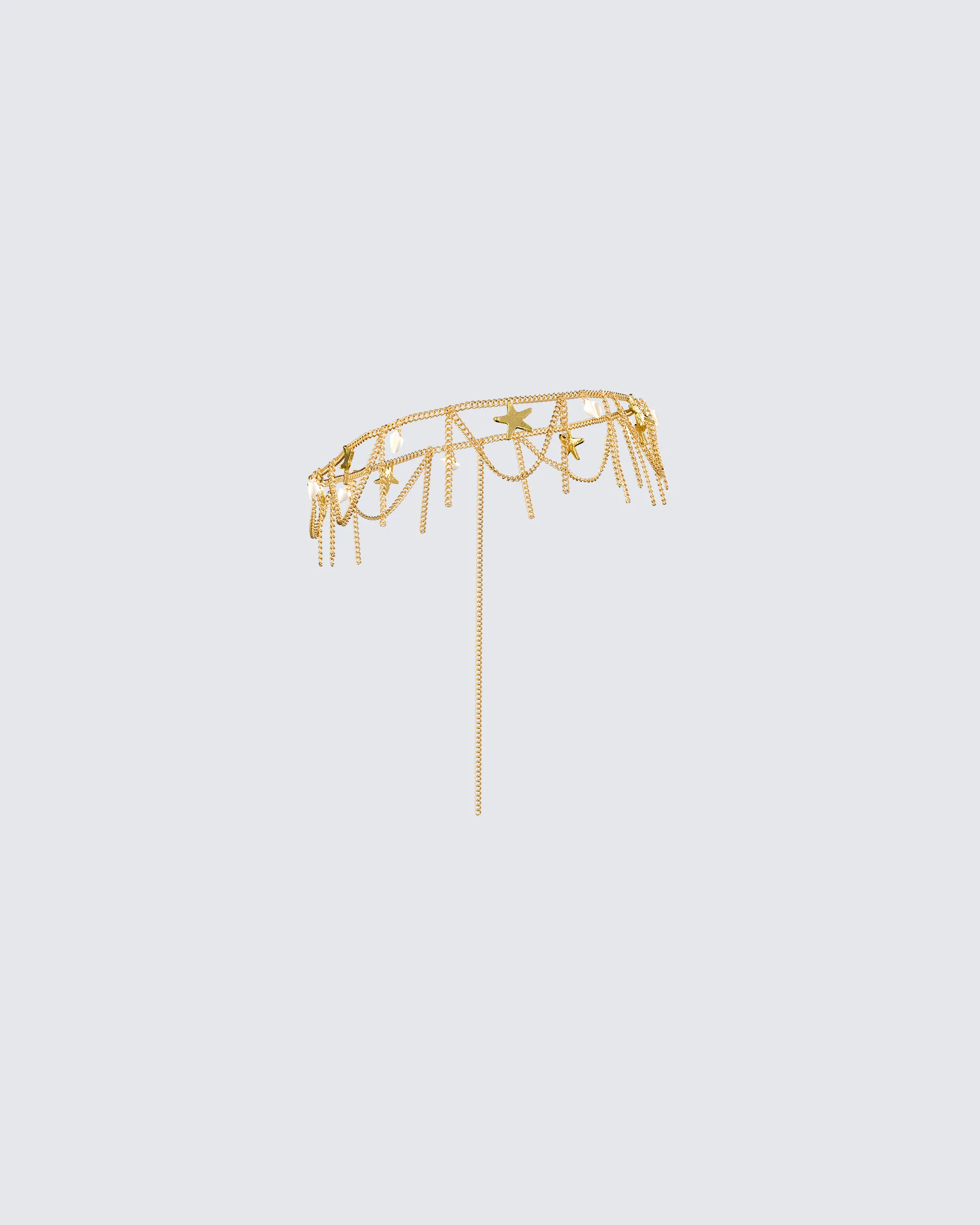 Sakura Gold Chain Shell Belt - Image 2