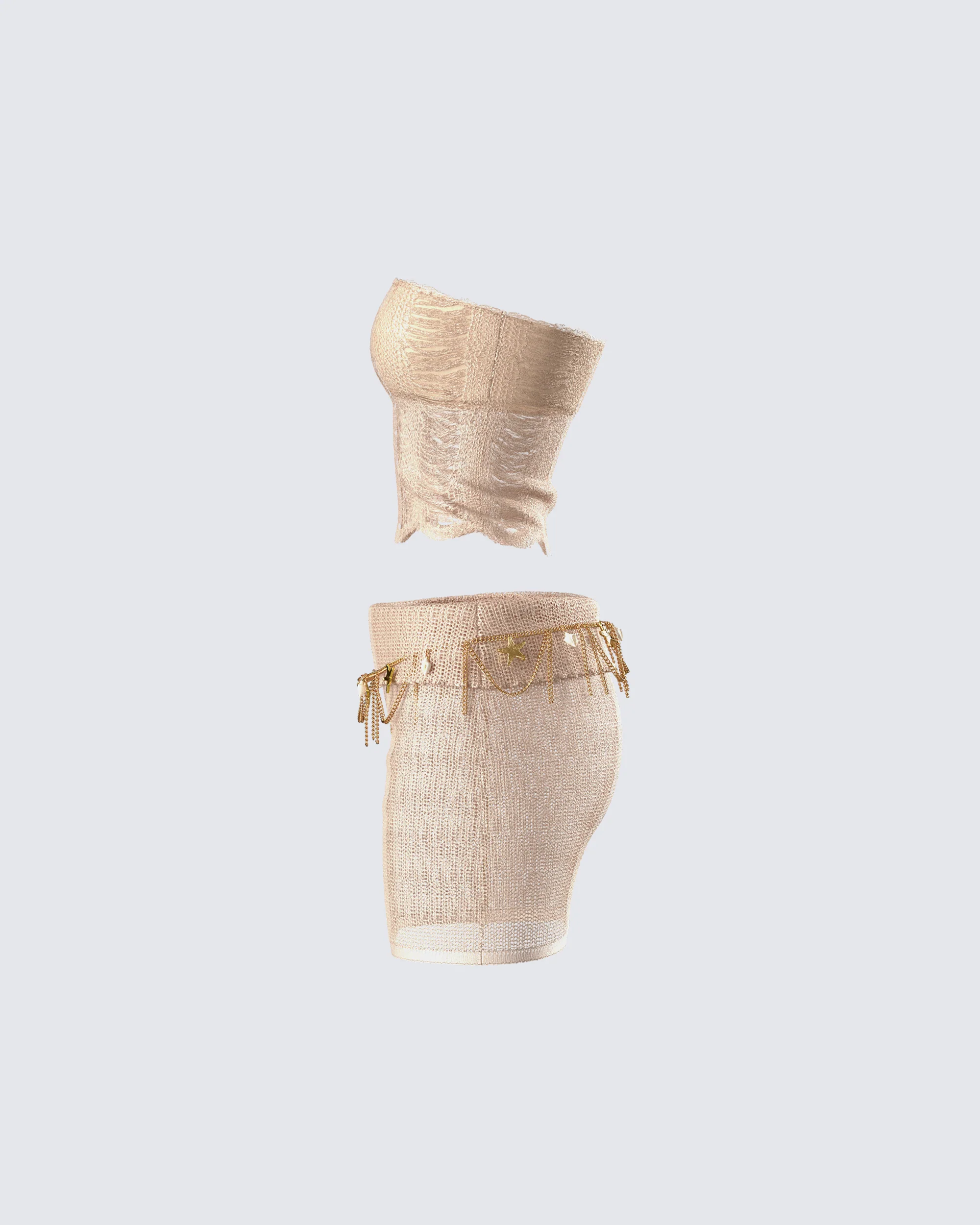 Sakura Gold Knit Set - Image 2