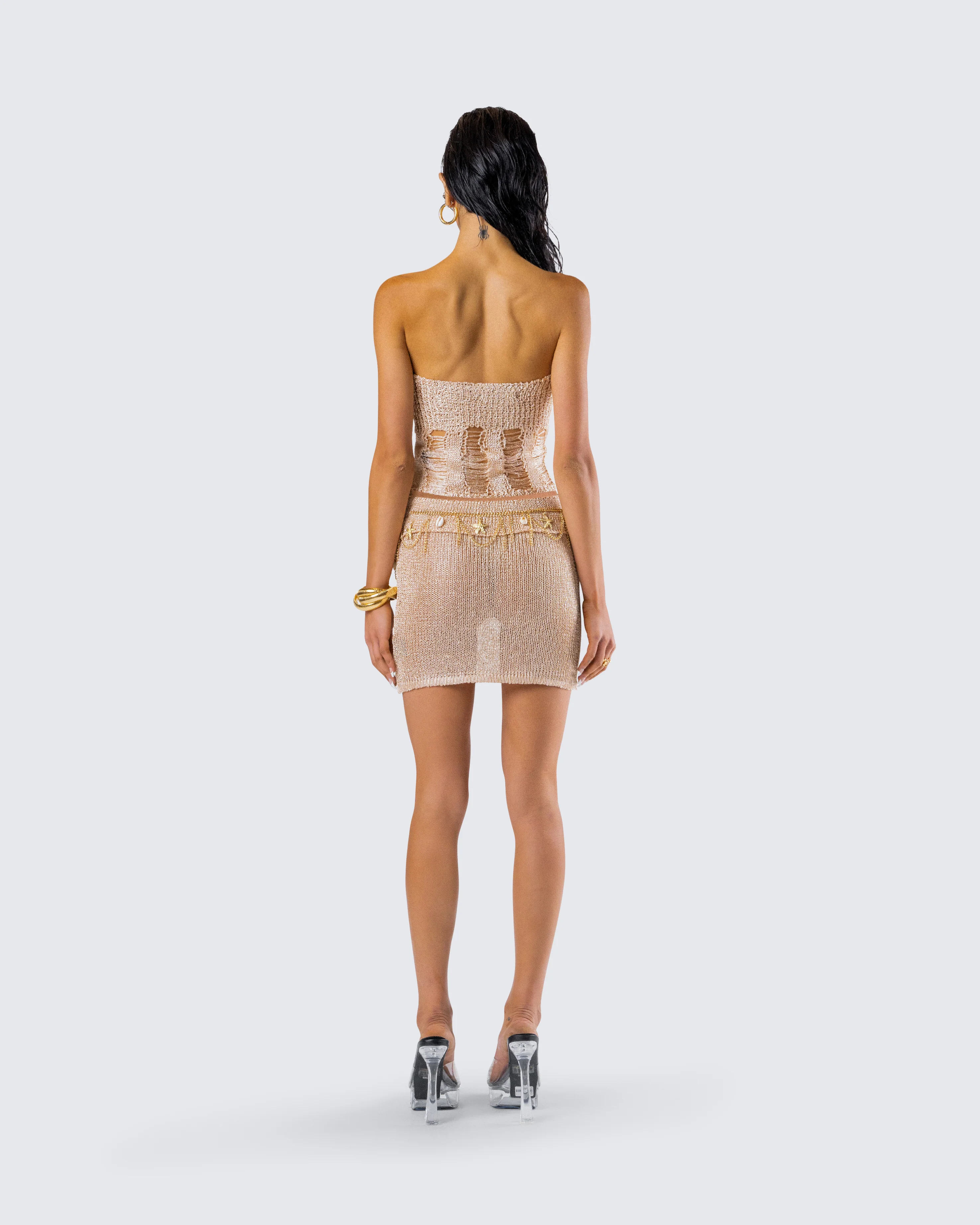 Sakura Gold Knit Set - Image 7
