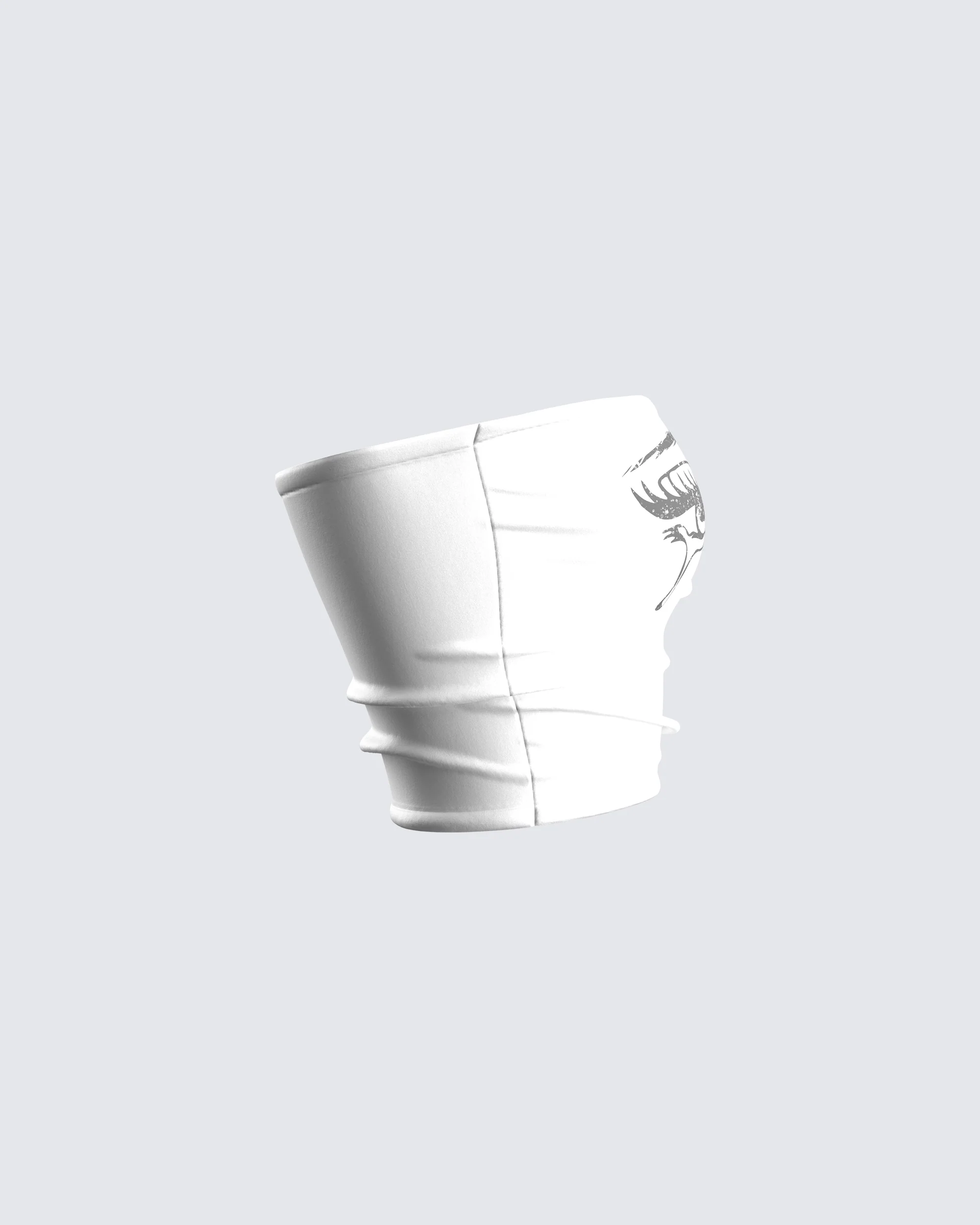 Samia White Graphic Tube Top - Image 2
