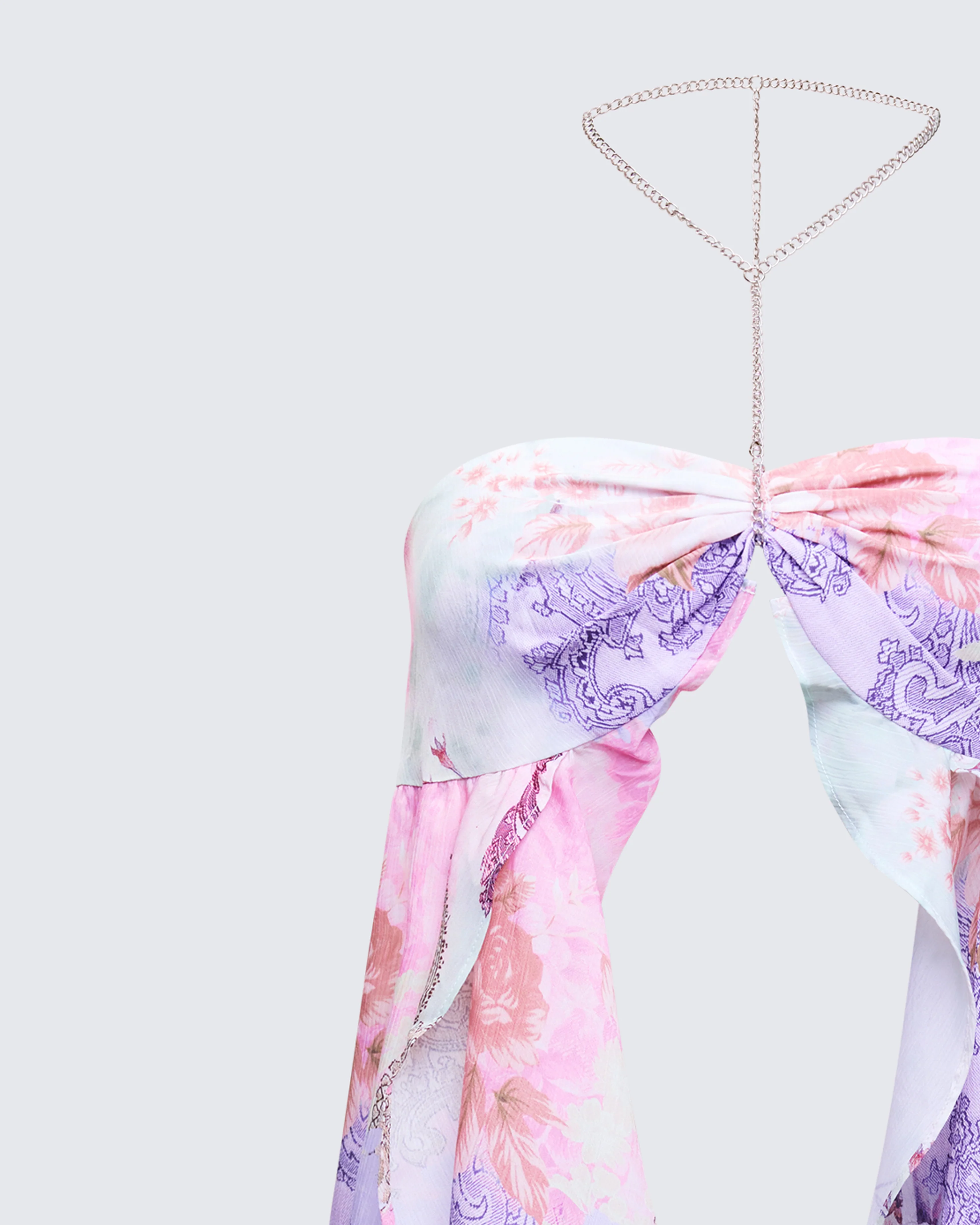 Seaphira Multi Printed Ruffle Top - Image 6