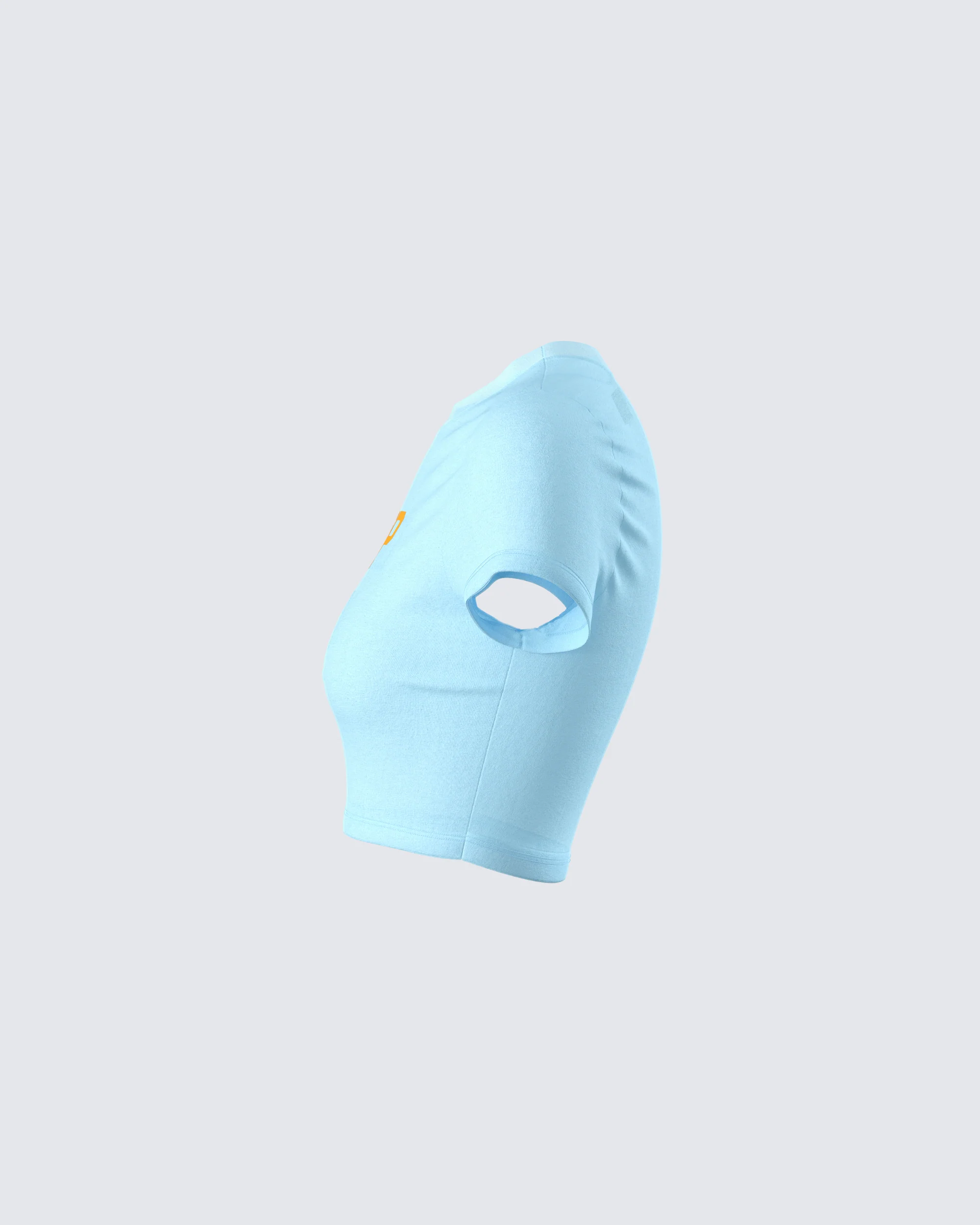 Seraina Aqua Graphic Top - Image 2