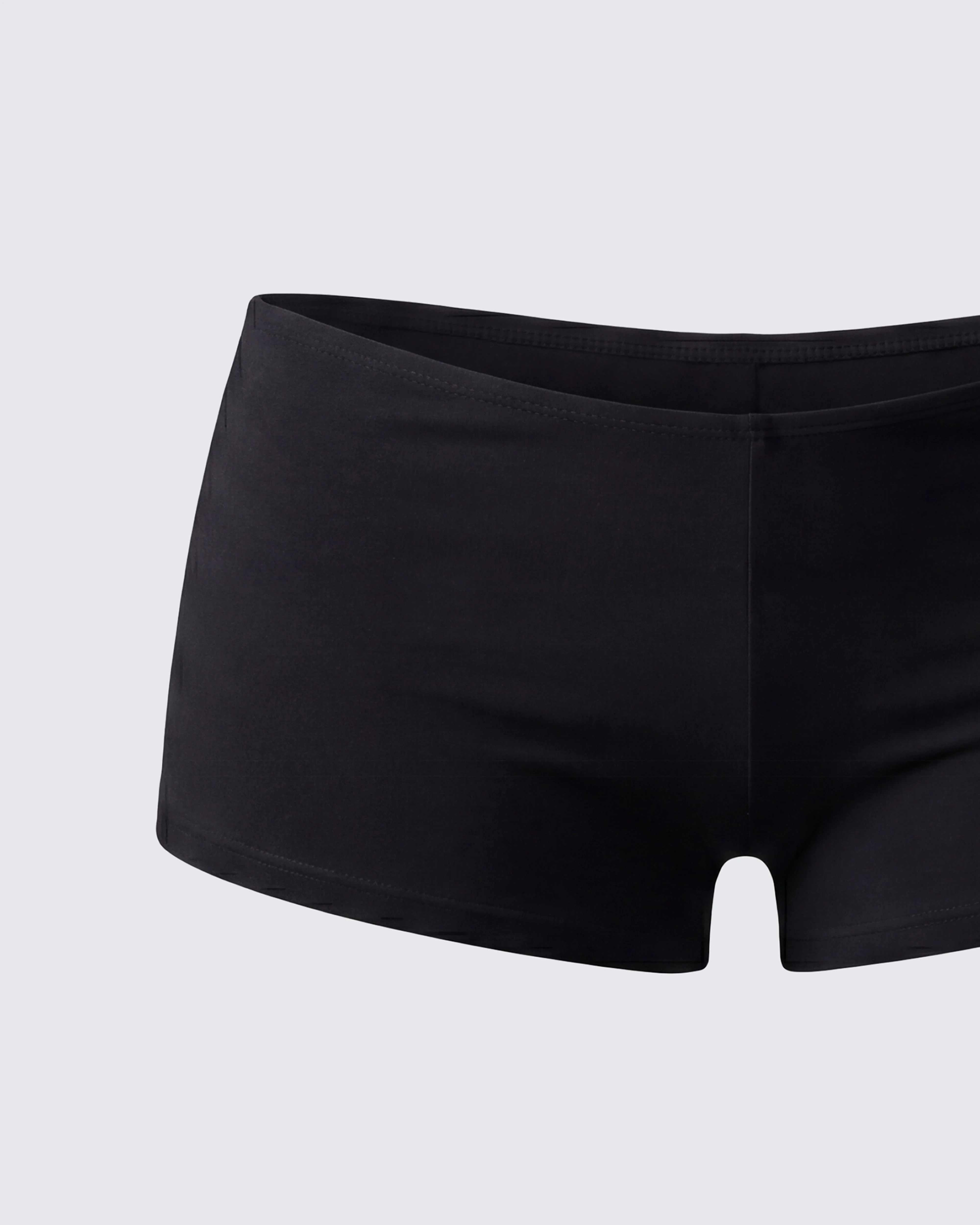 Shemoi Black Jersey Micro Shorts - Image 2