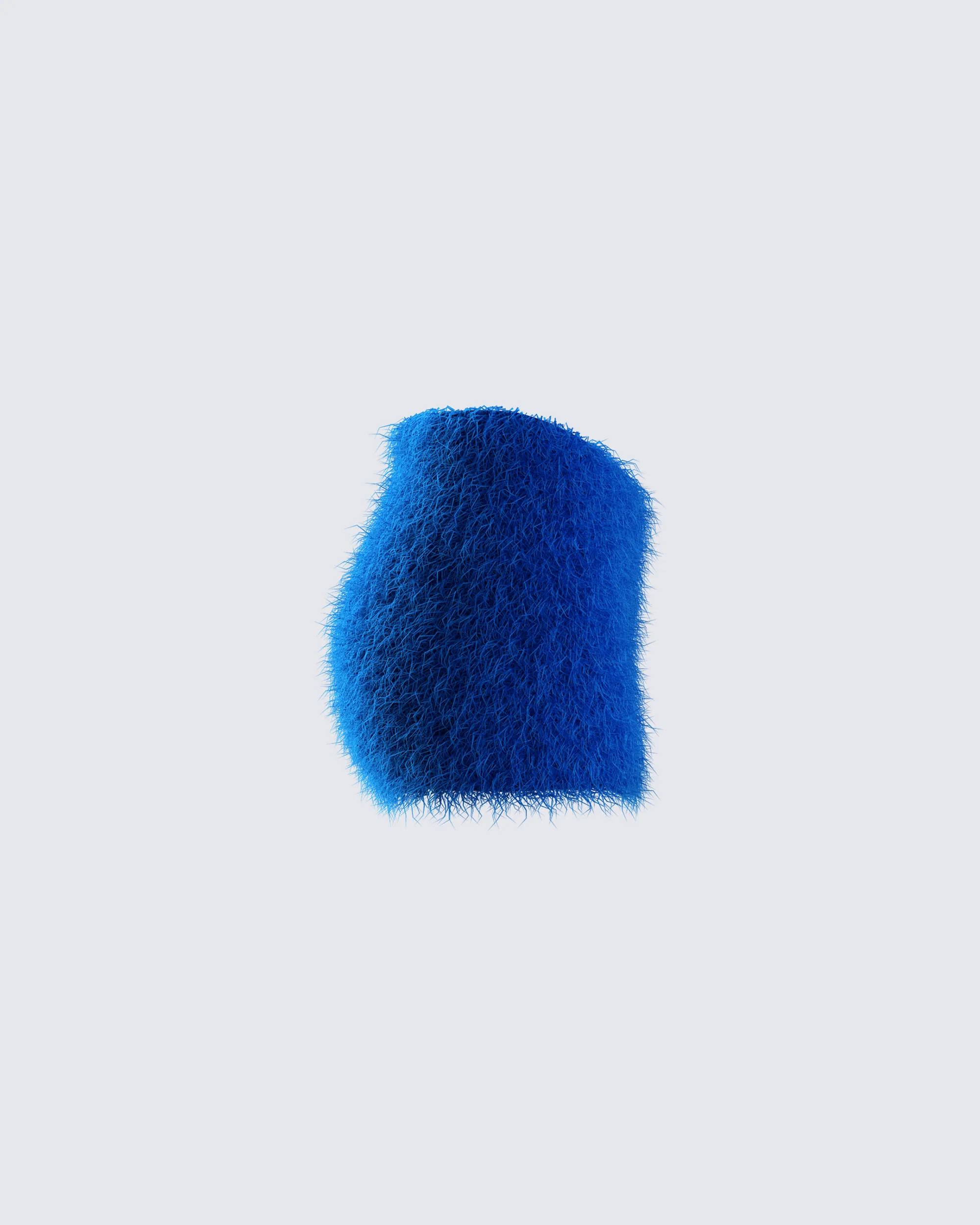Sierra Blue Fuzzy Skirt - Image 2