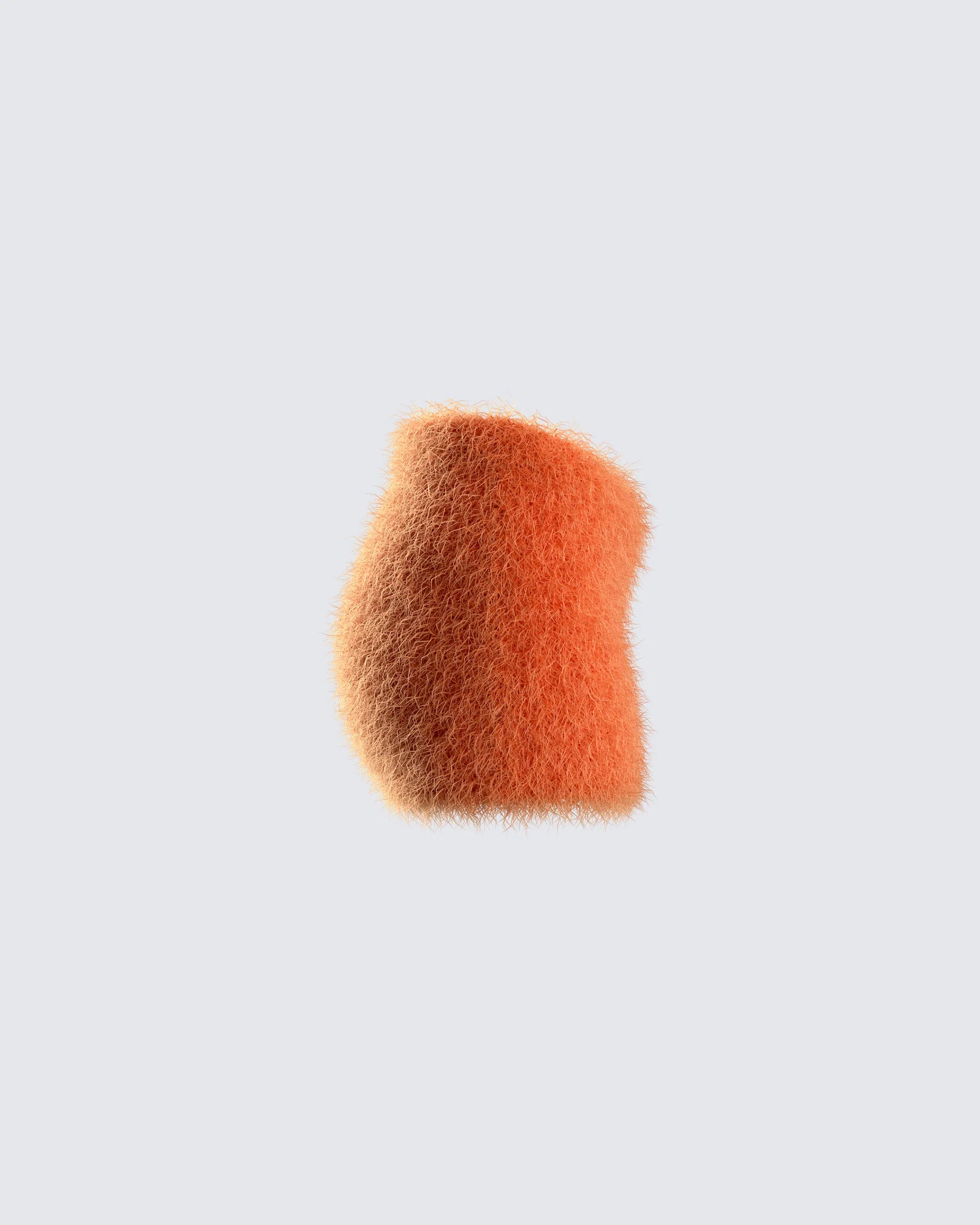 Sierra Orange Fuzzy Skirt - Image 2
