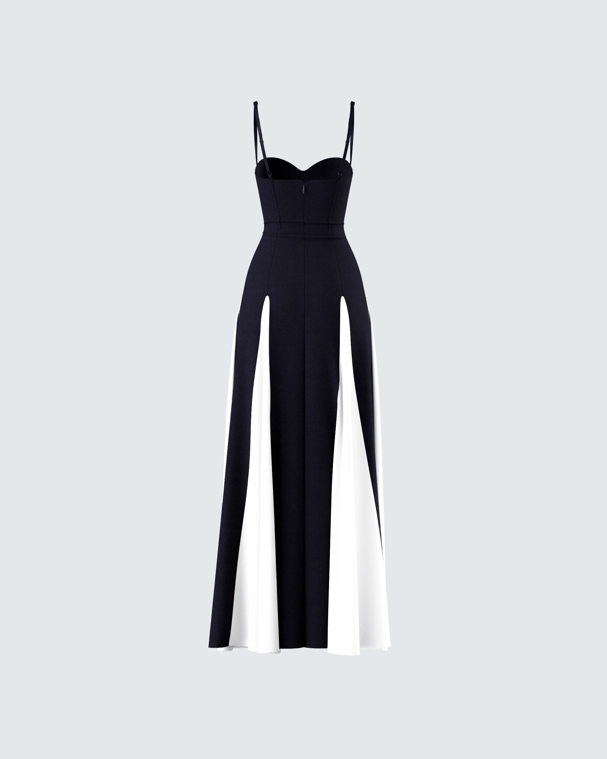 Skylah Black and White Gown - Image 3