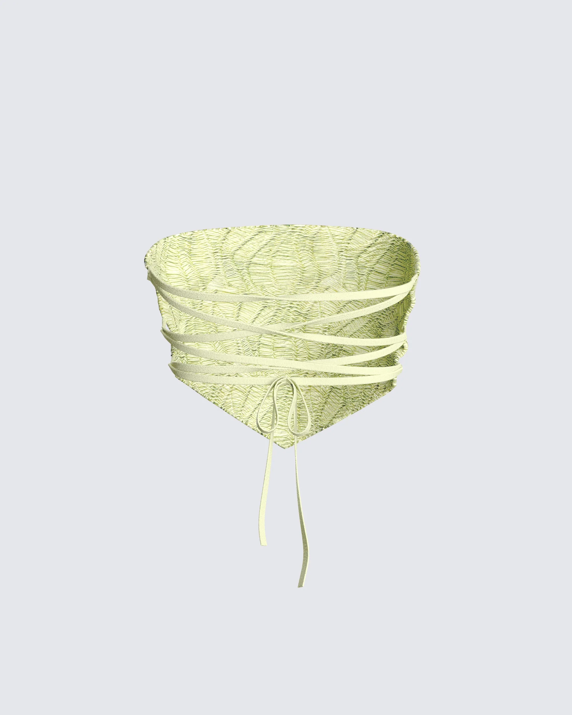 Skyler Green Strapless Top - Image 3