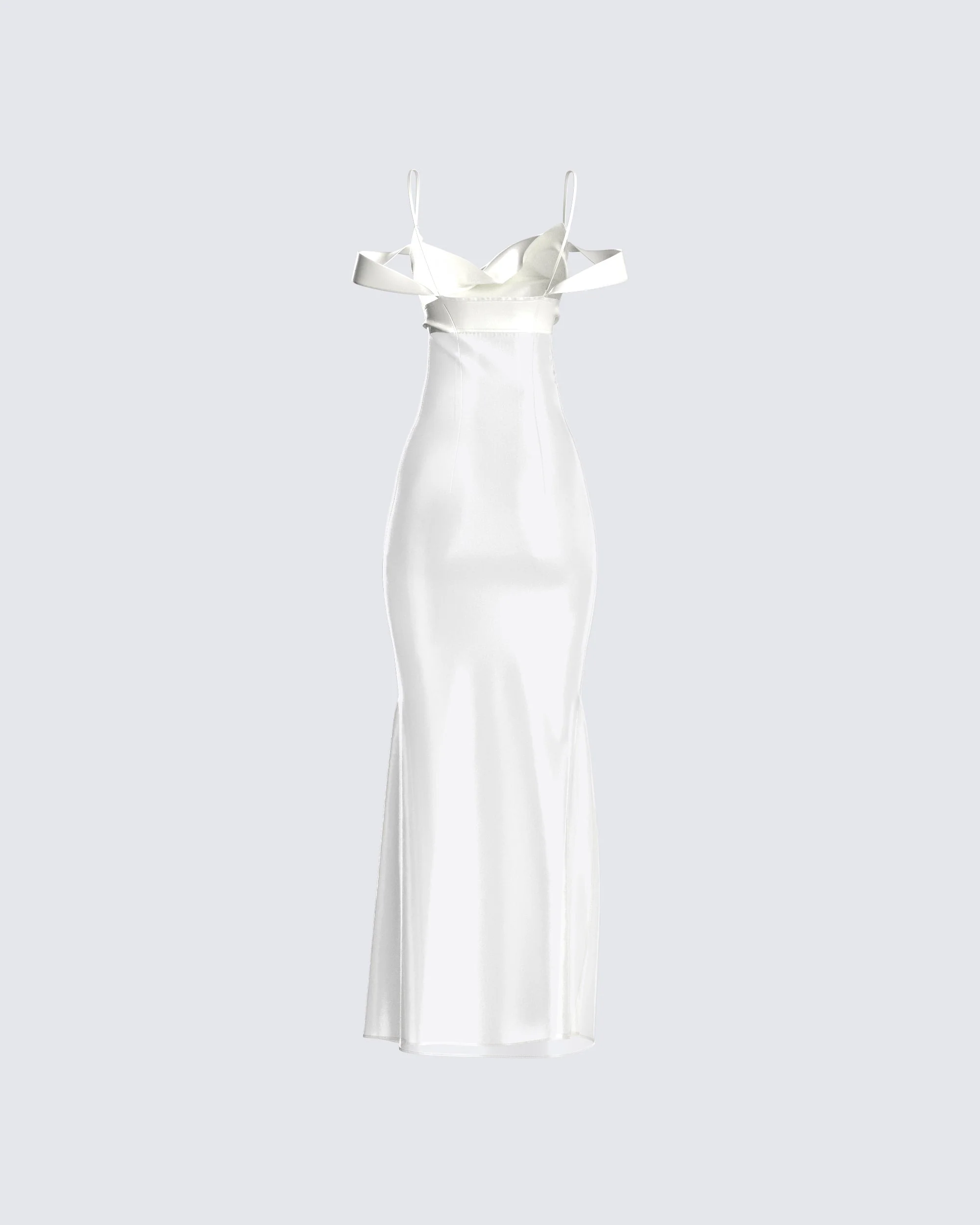 Sloane Ivory Maxi Dress - Image 3