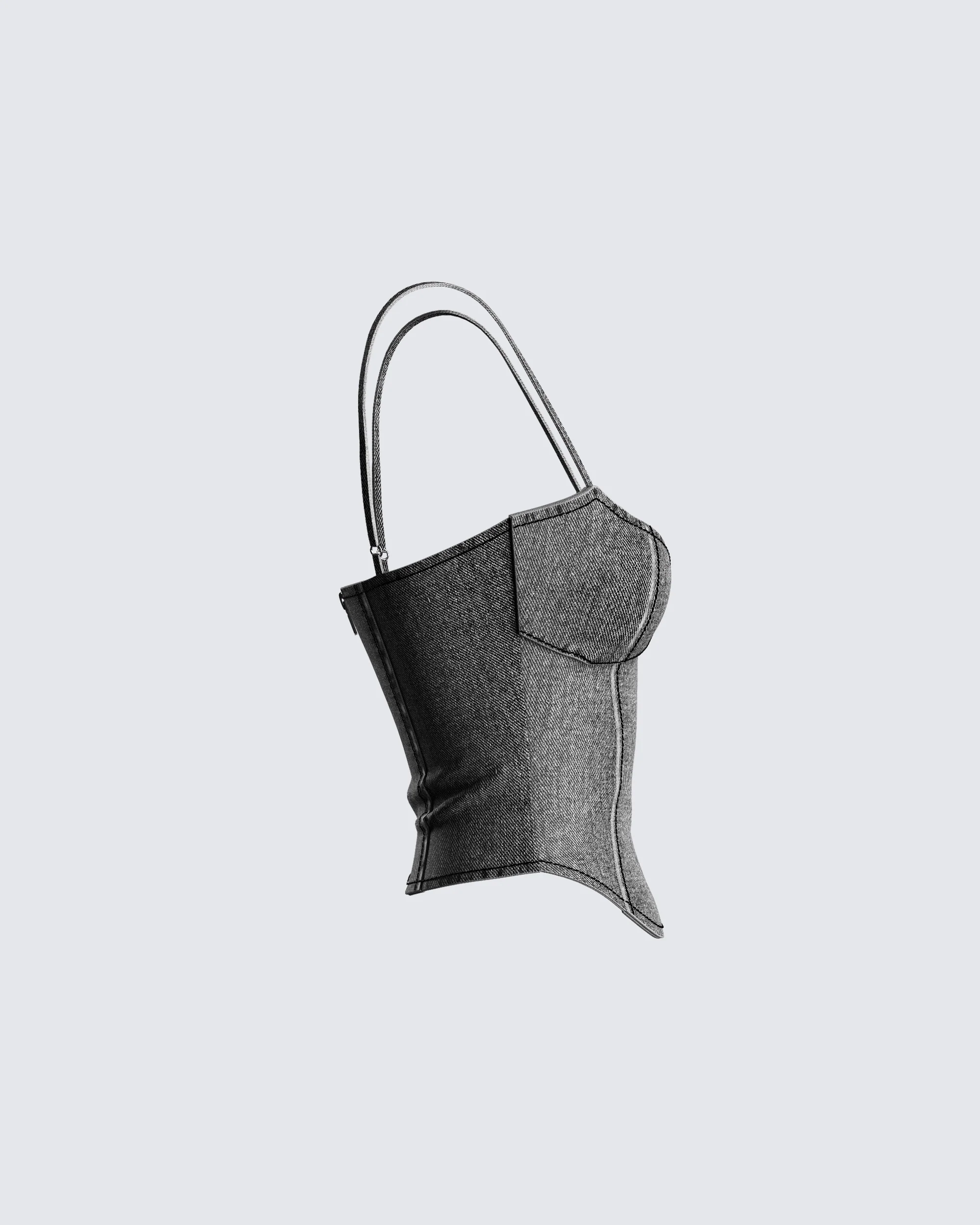 Stacey Grey Denim Cami Top - Image 2