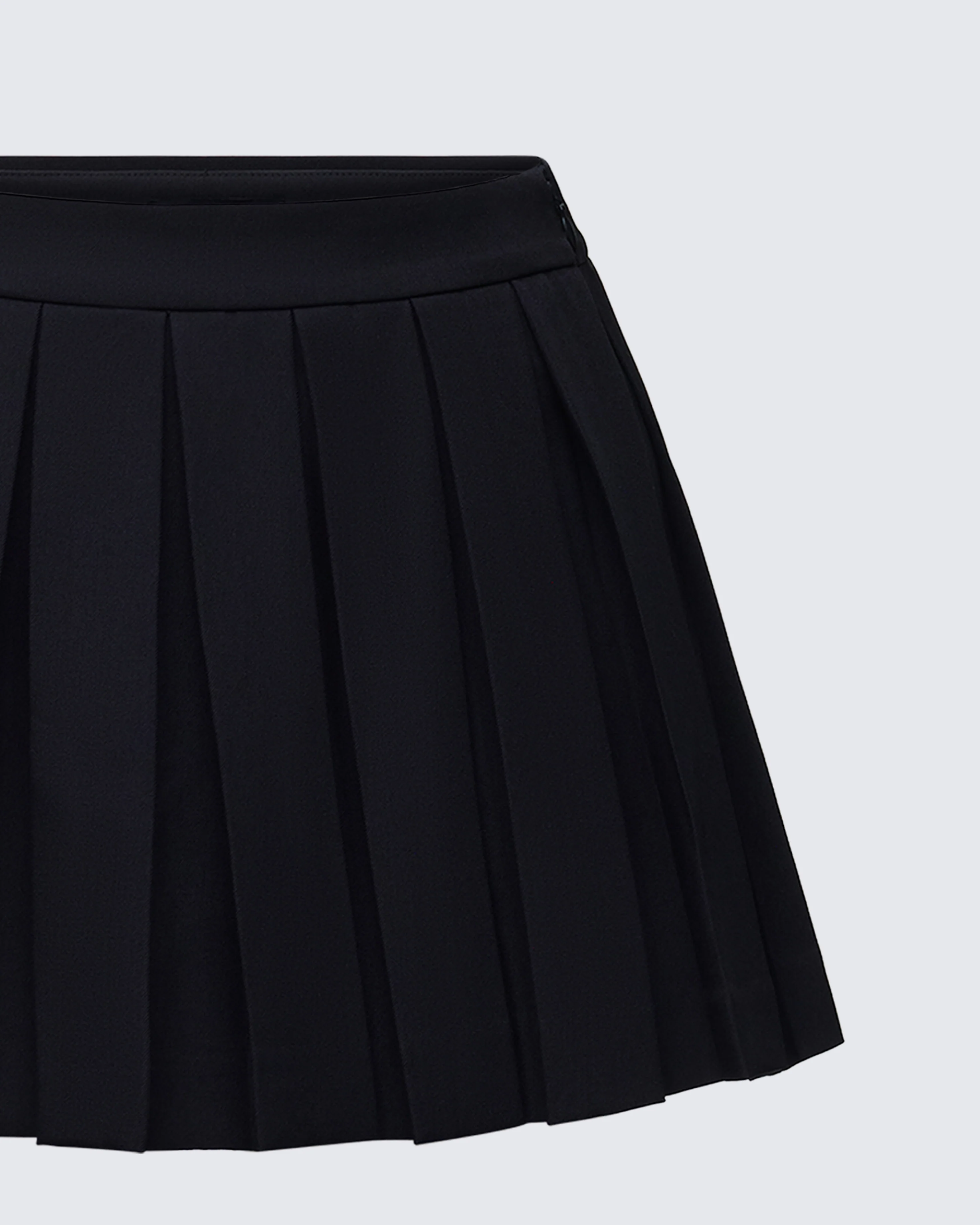 Supriya Black Pleated Mini Skirt - Image 6