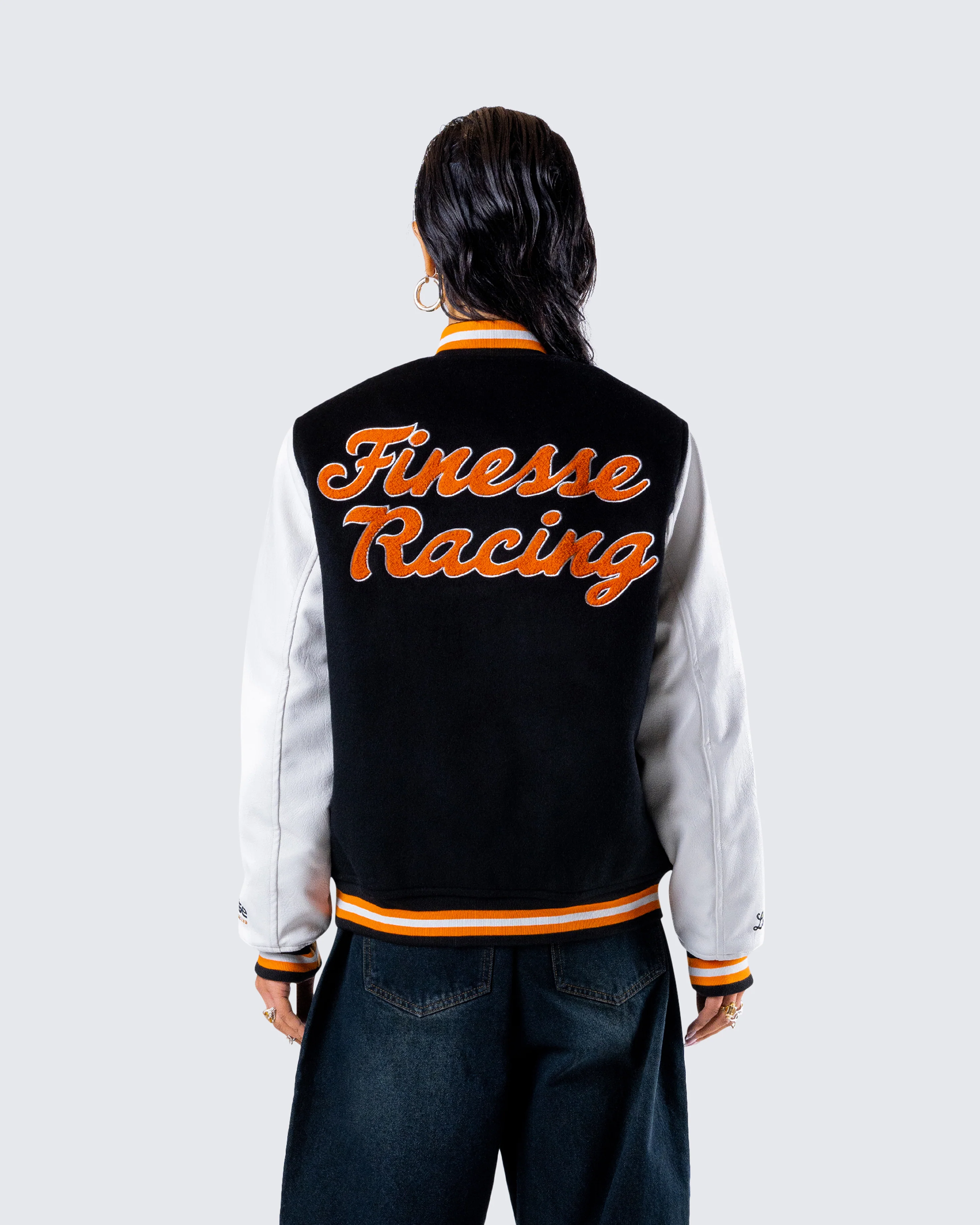 Sutton Black Varsity Jacket - Image 7