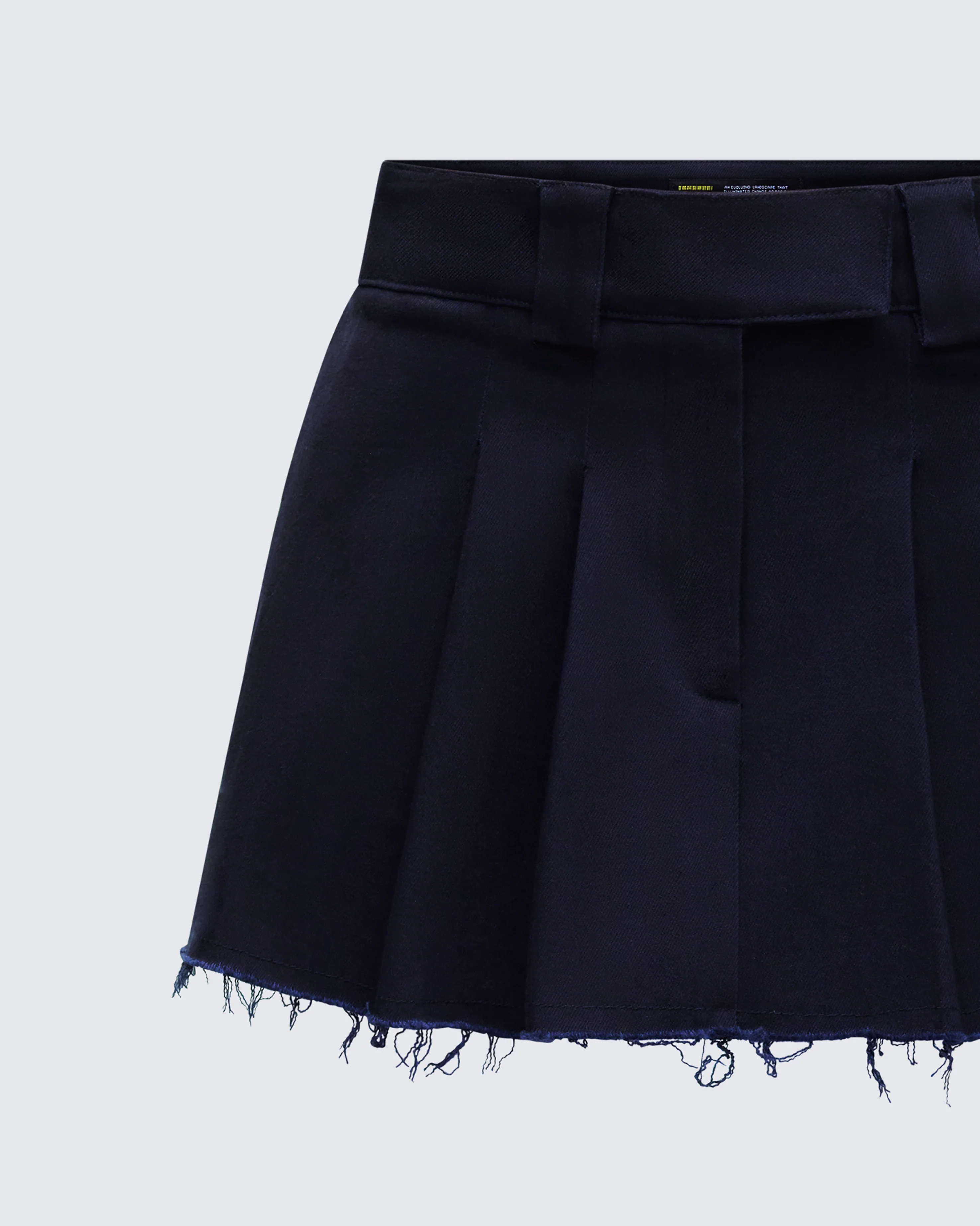 Svetlana Navy Twill Mini Skirt - Image 6