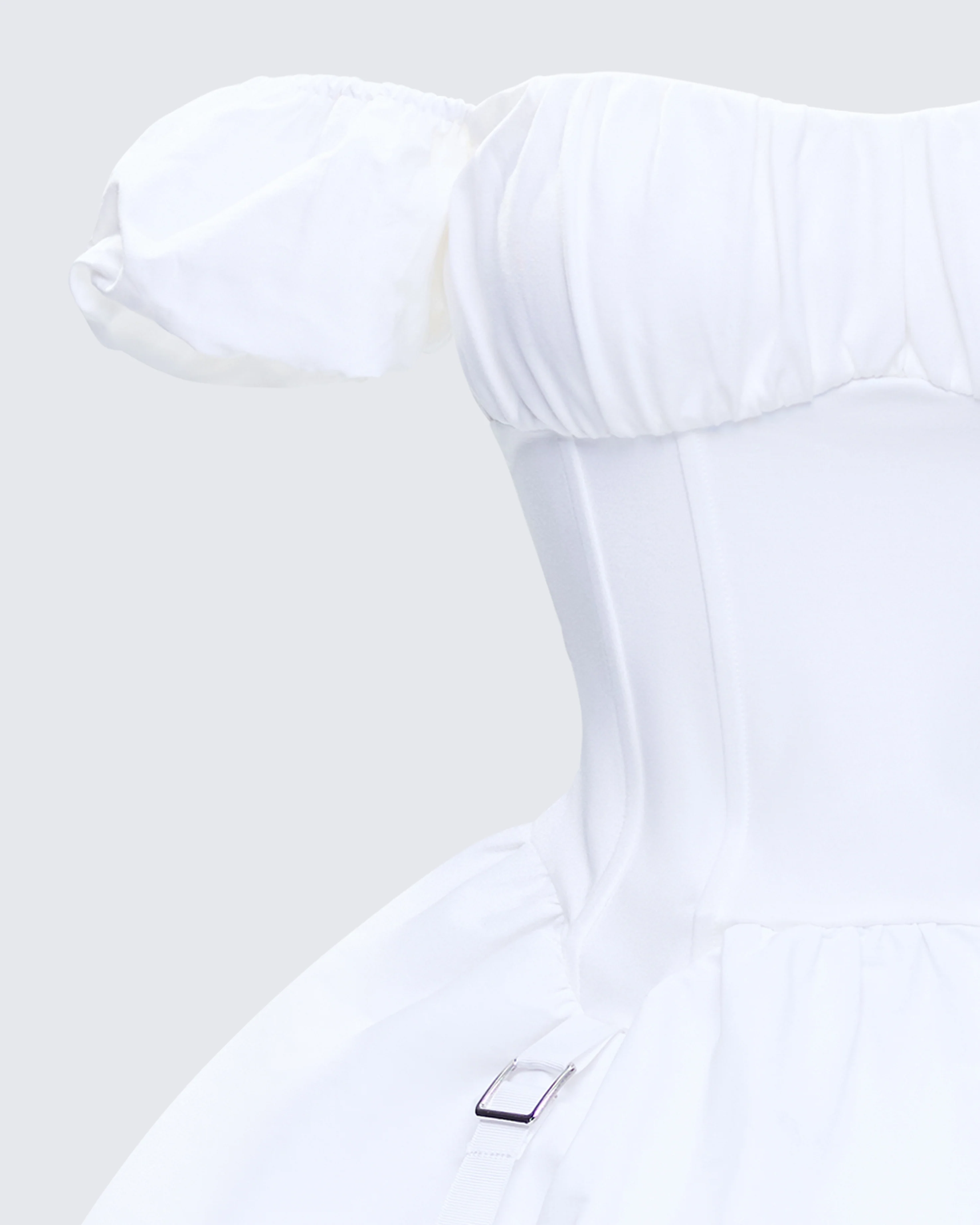 Tabitha White Corset Mini Dress - Image 6