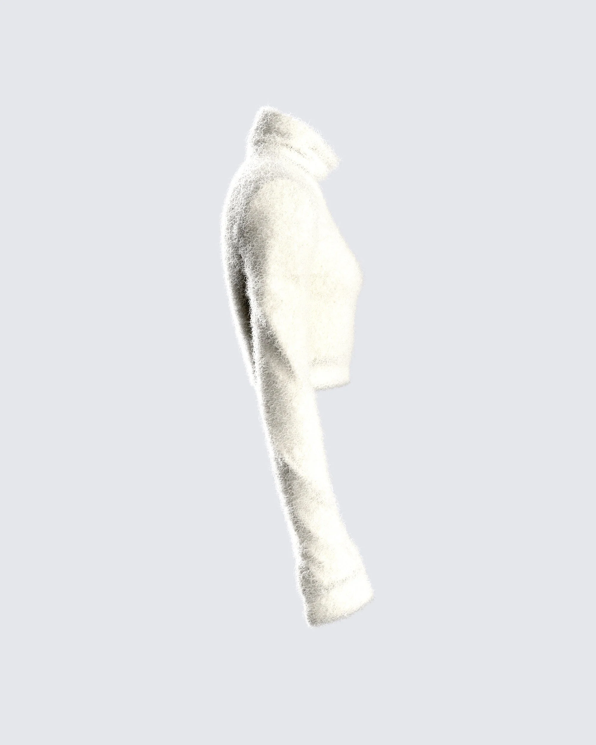 Tanis Beige Sweater Knit Top - Image 2