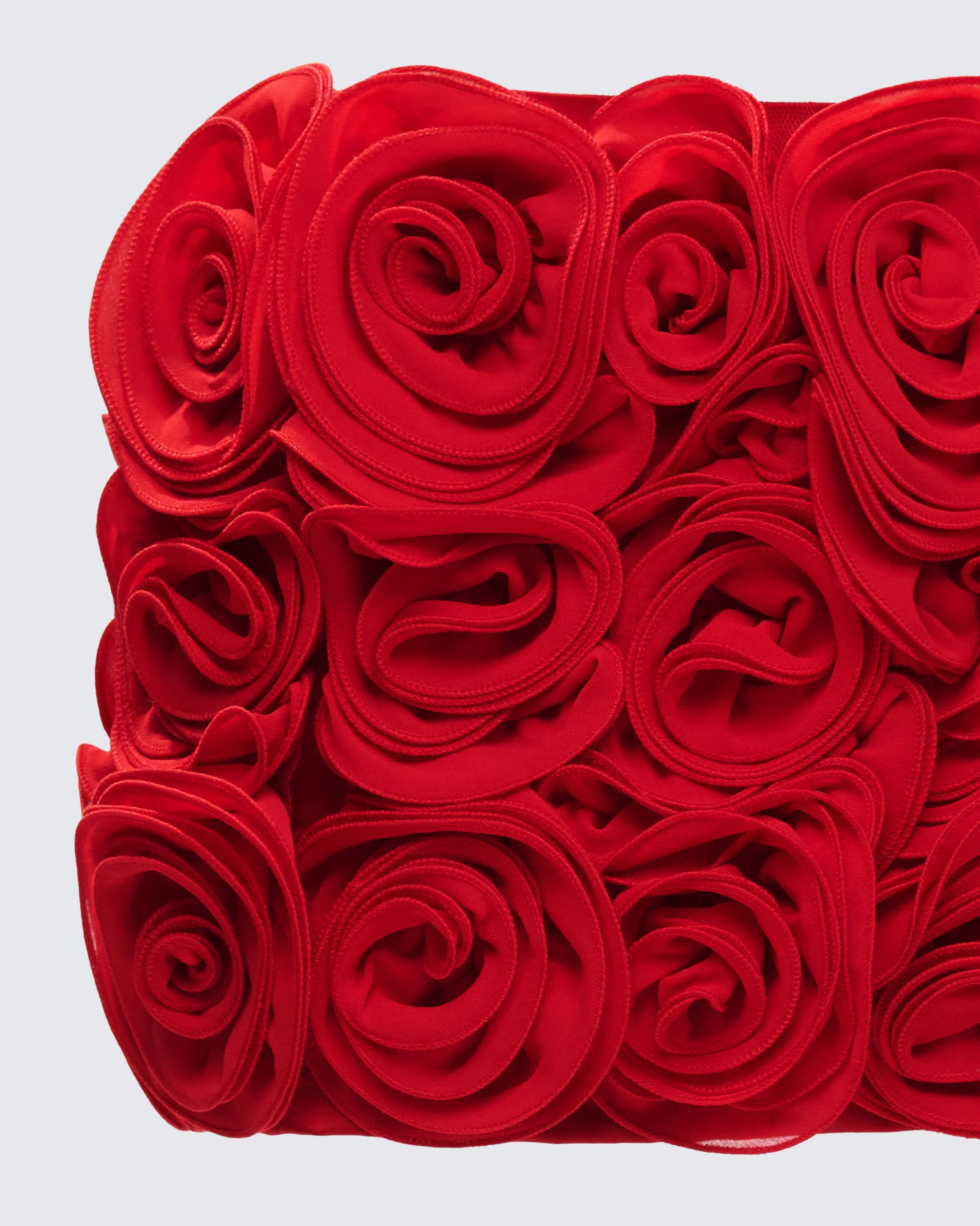 Tayah Red Ruffle Applique Mini Skirt - Image 7