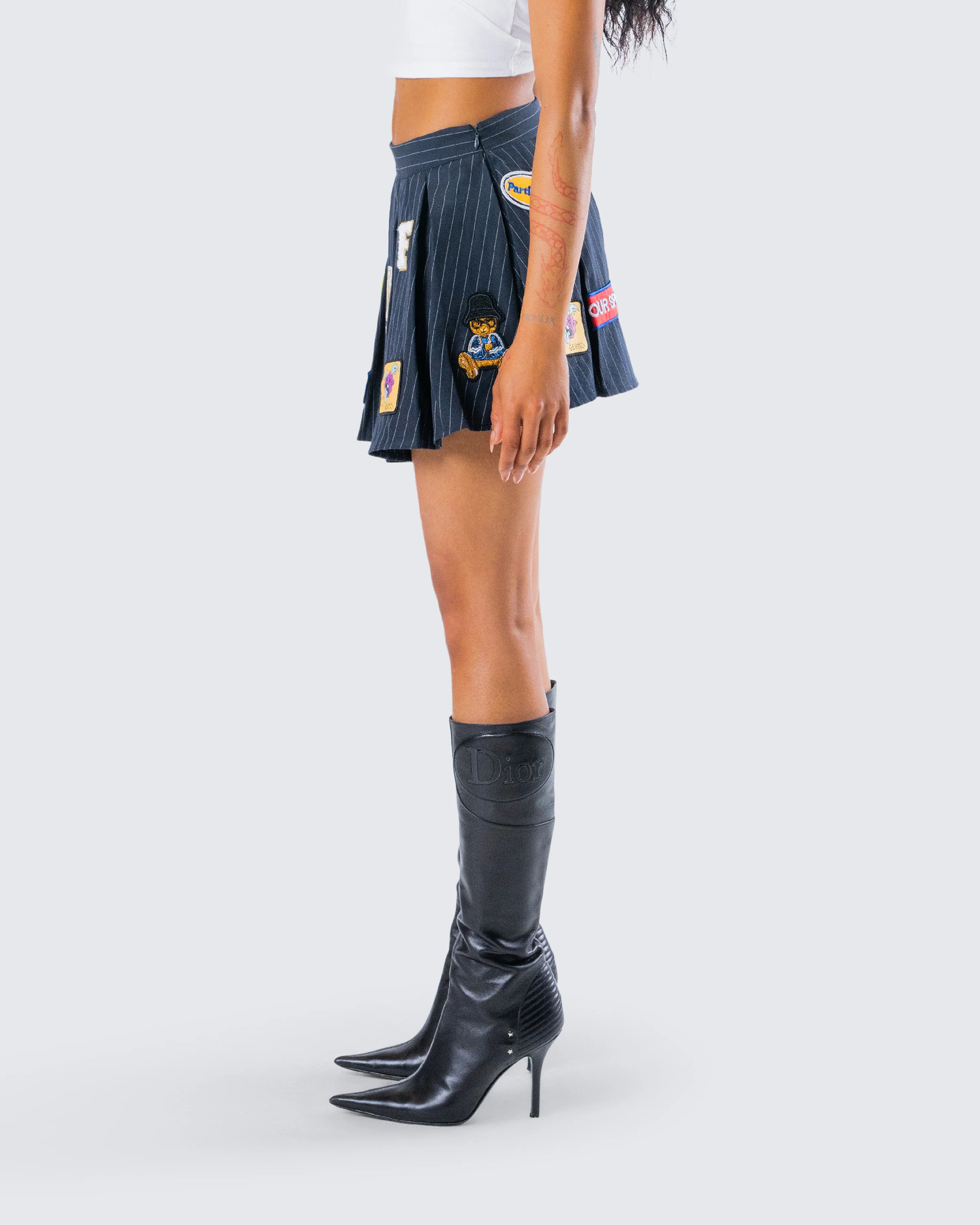 Teagan Patch Mini Skirt - Image 6