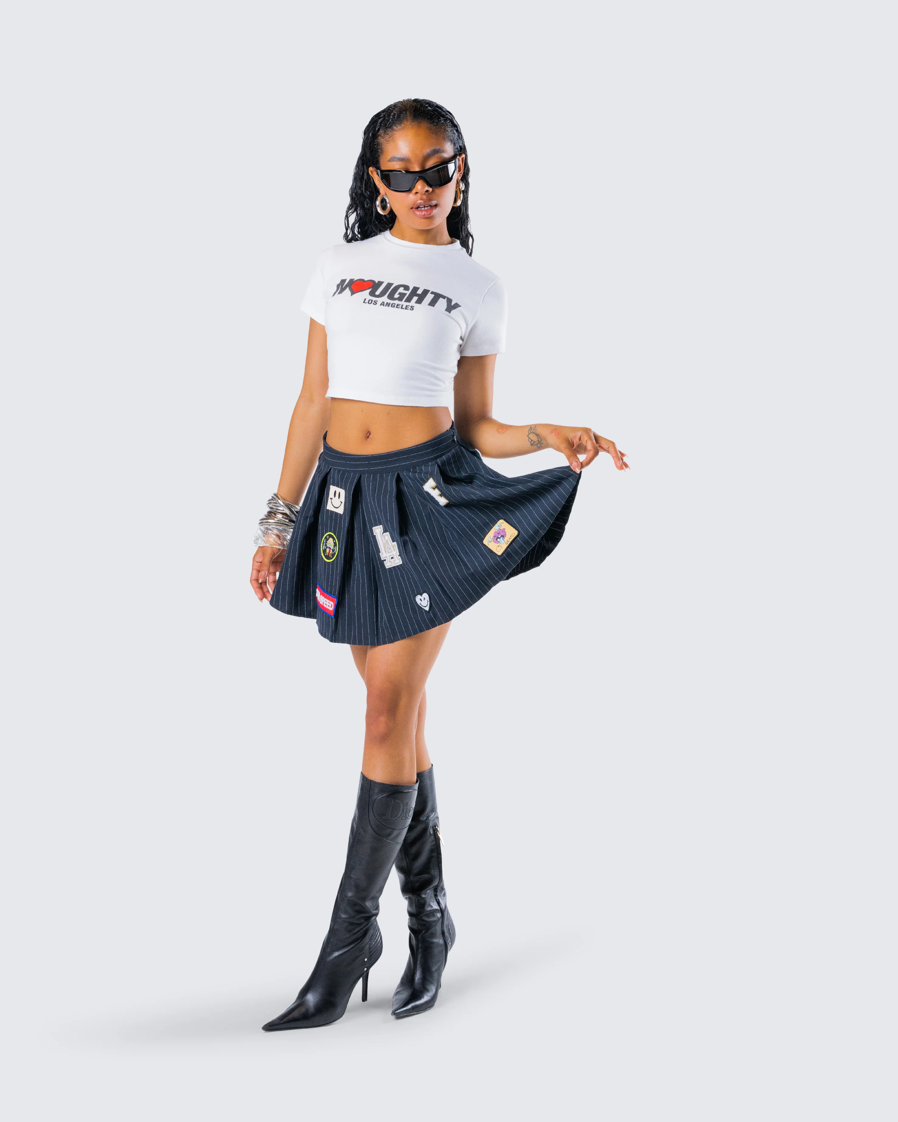 Teagan Patch Mini Skirt - Image 9
