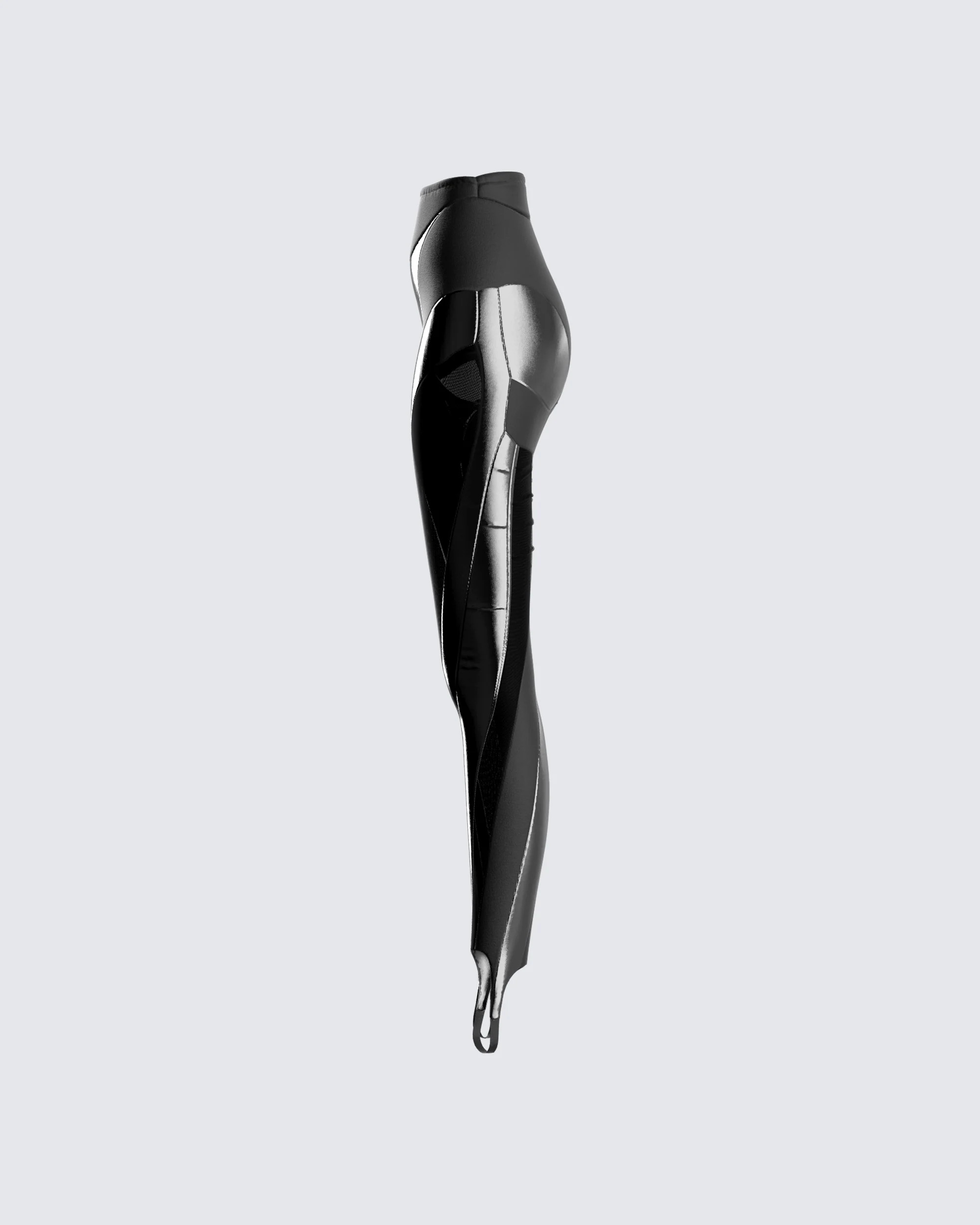 Trinity Black Sheer Spiral Legging - Image 2