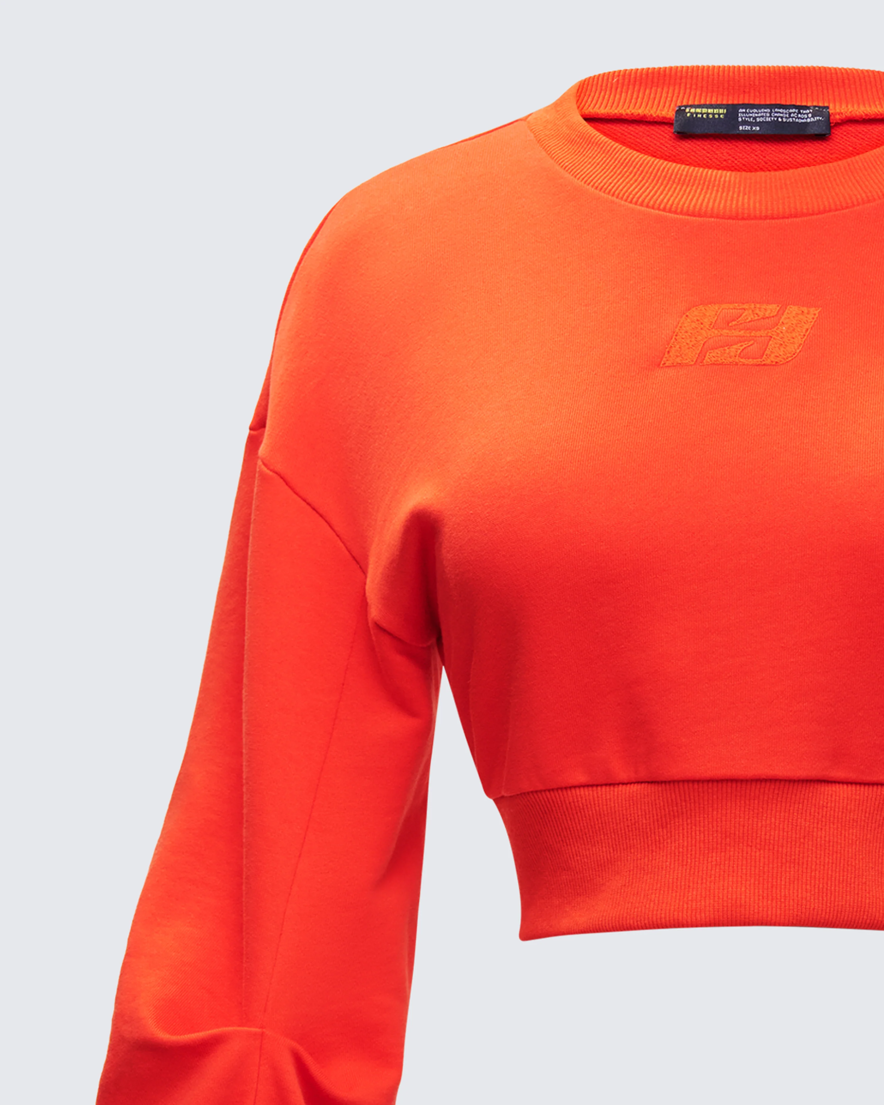 Una Red Stacked Sleeve Sweatshirt - Image 6