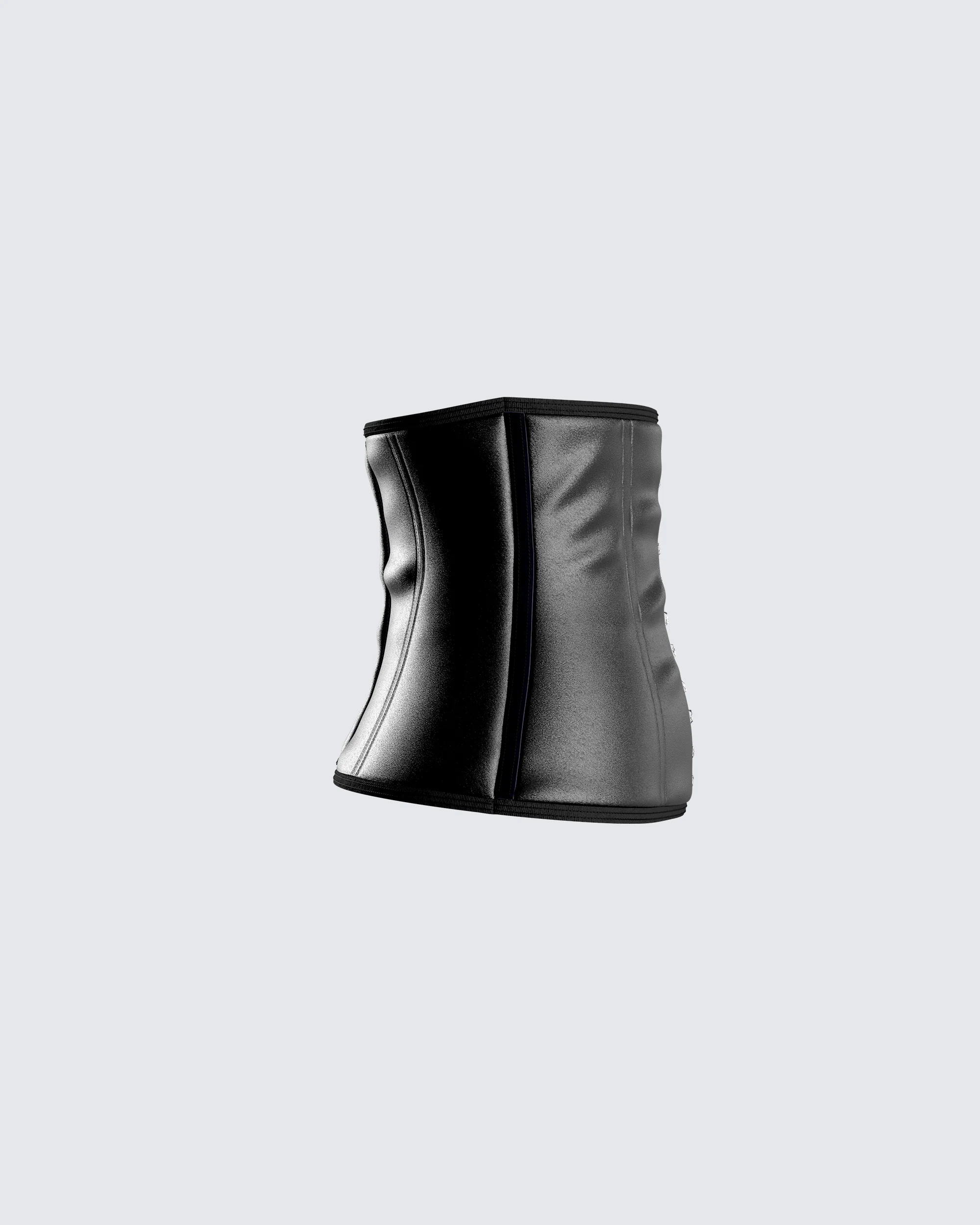Vanya Black Compression Corset Top - Image 2