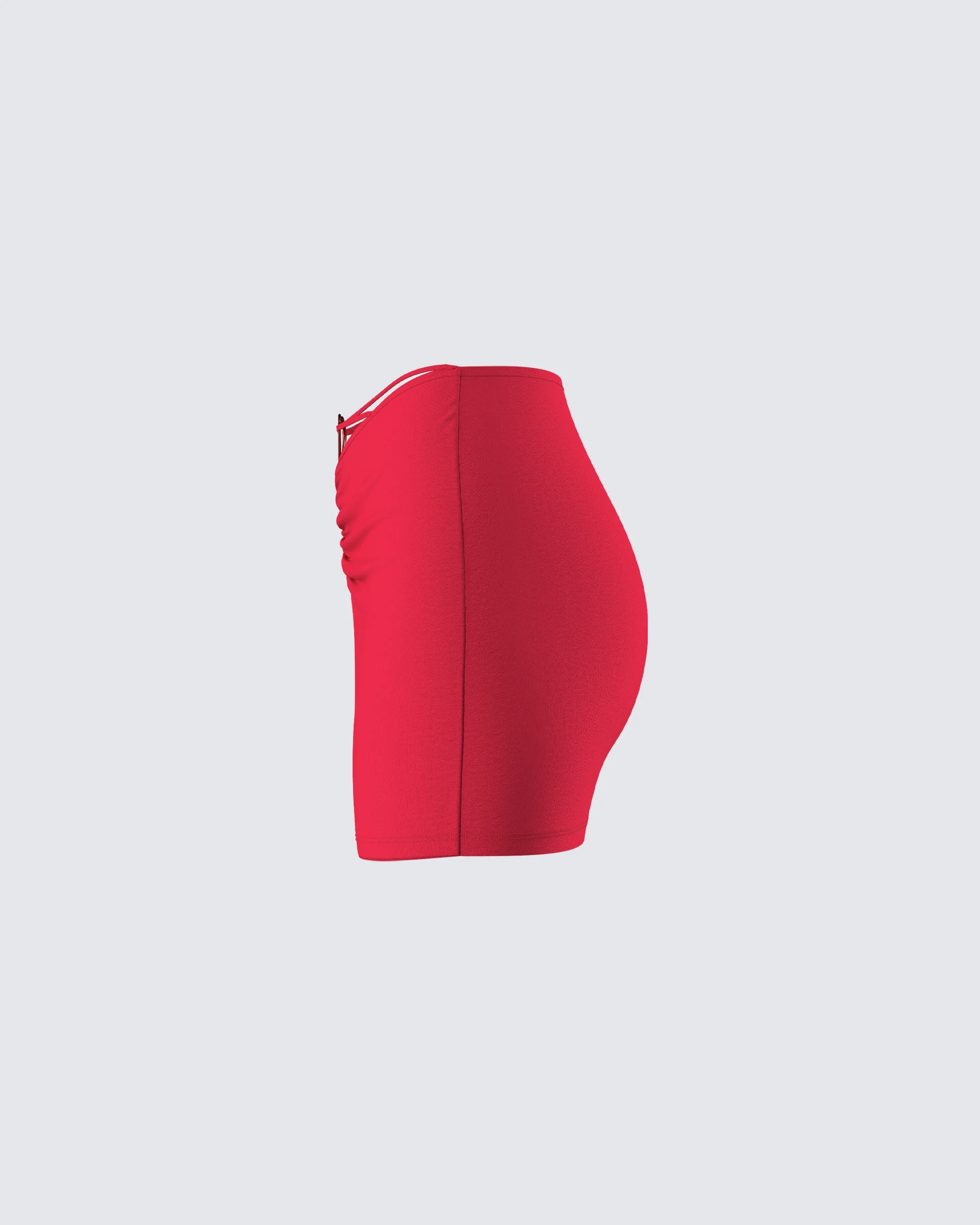 Venetia Red Heart Mini Skirt - Image 2