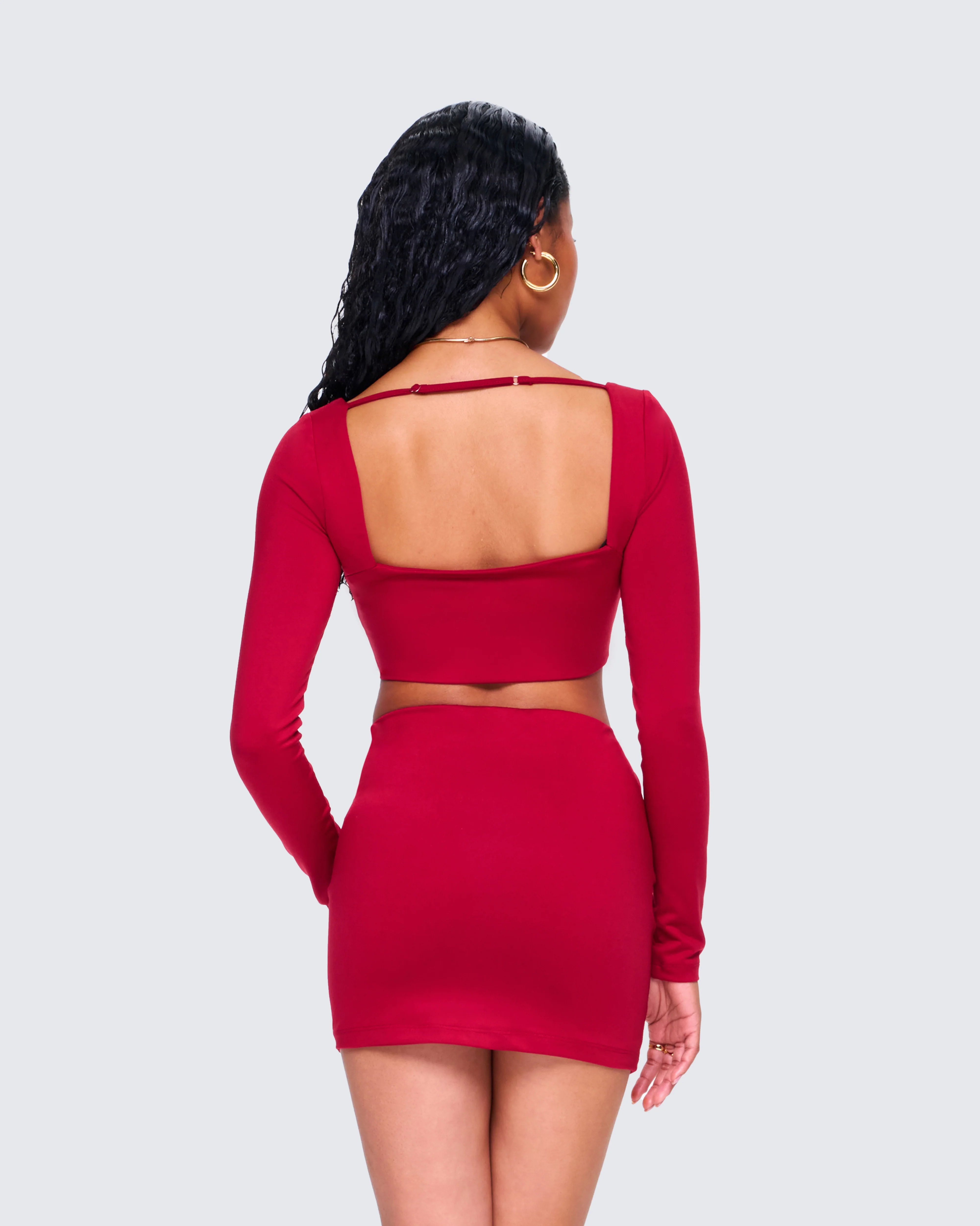 Venetia Red Sweetheart Top - Image 7